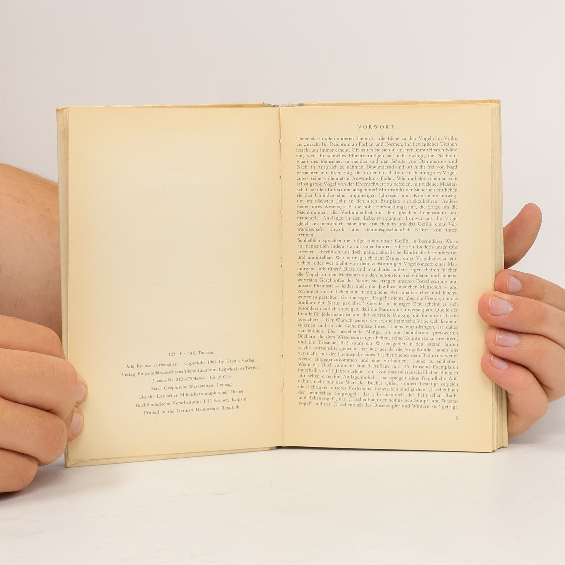 Engelbert Schoner Taschenbuch der Heimischen Singvögel