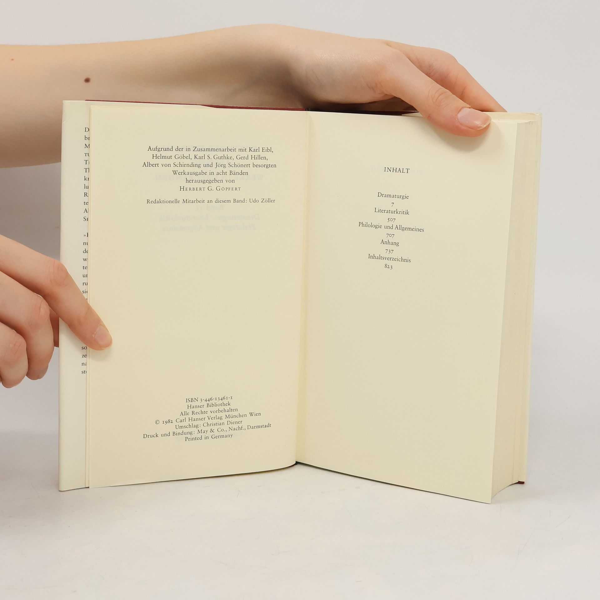 Gotthold Ephraim Lessing Werke in drei Bänden II