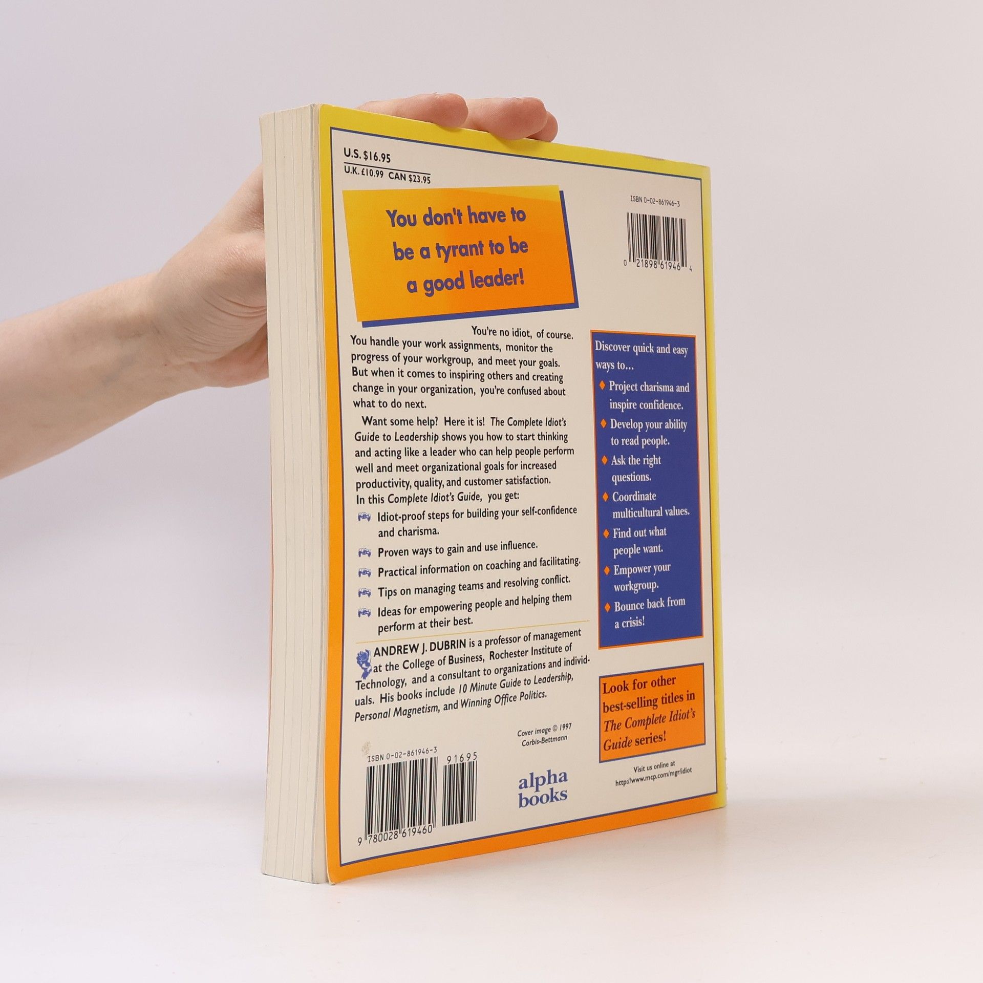 Andrew J. DuBrin The Complete Idiot's Guide to Leadership