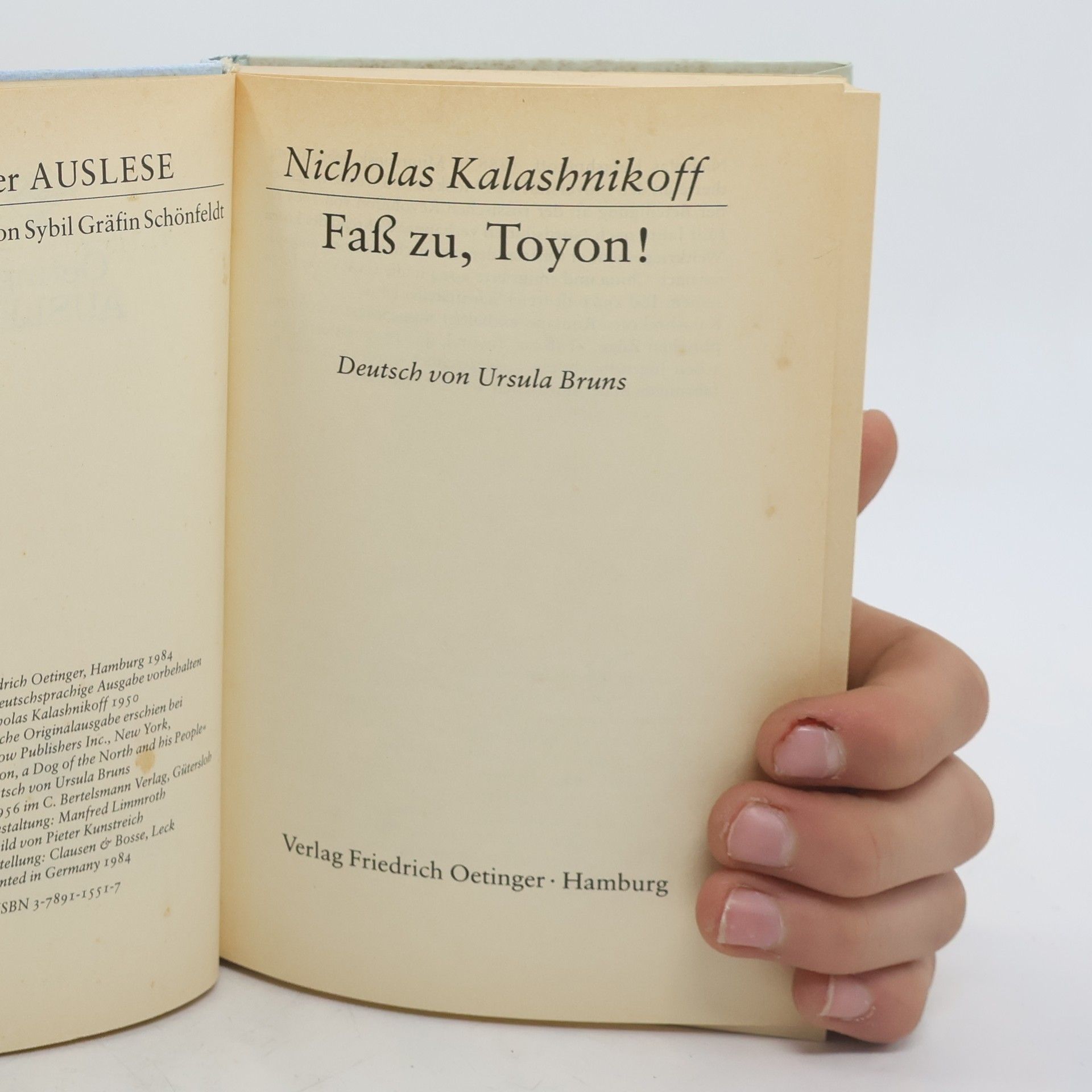 Nicholas Kalashnikoff Faß zu, Toyon!