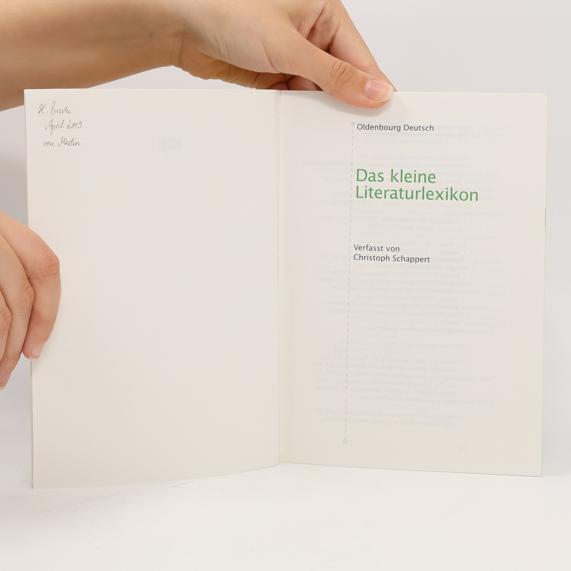 Oldenbourg Deutsch: Das kleine Literaturlexikon