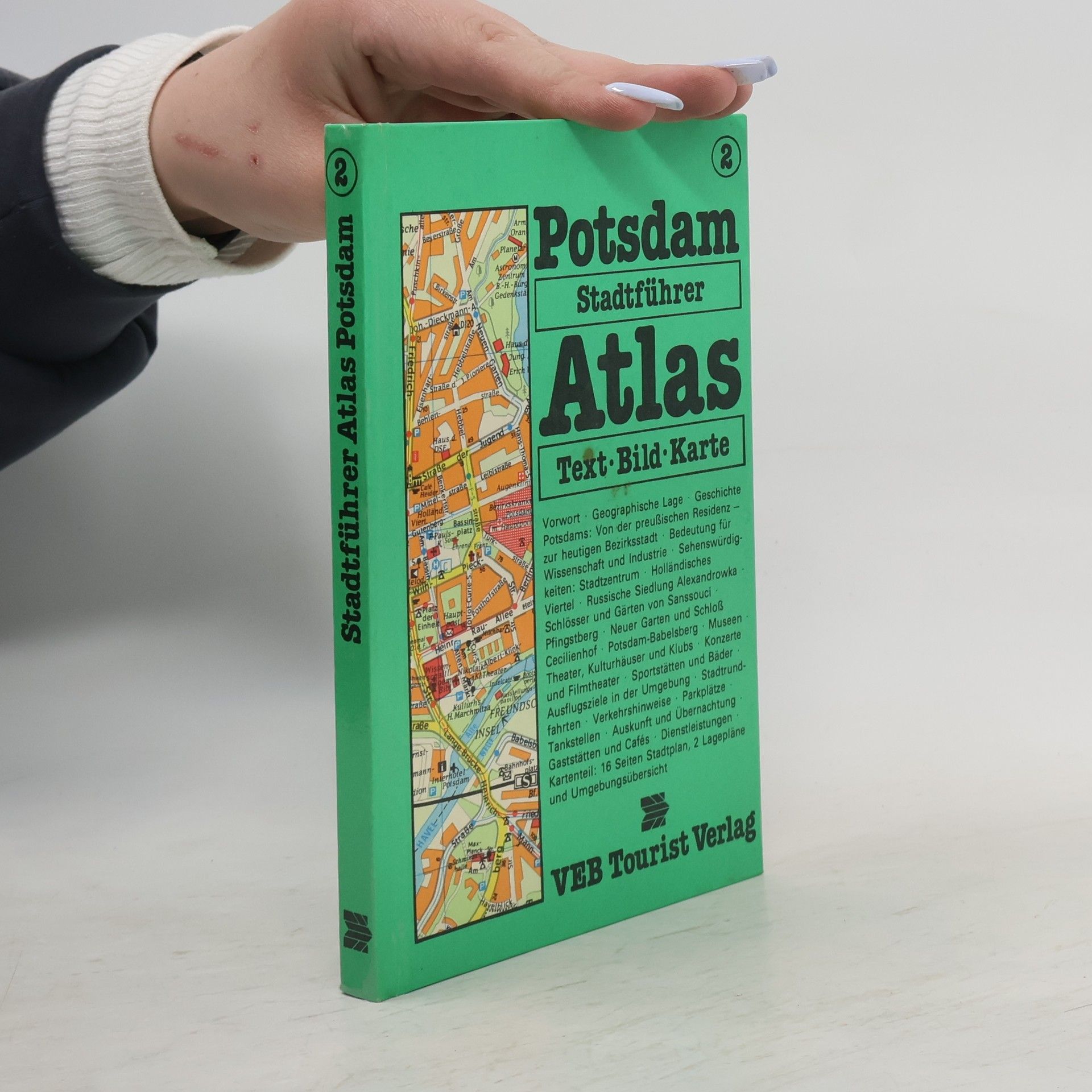 Autorenkollektiv Stadtführer Atlas Potsdam