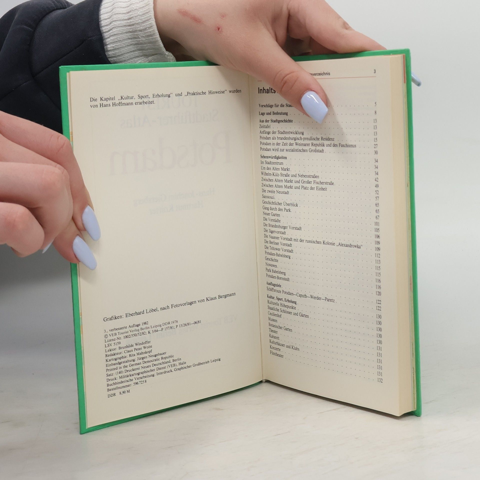 Autorenkollektiv Stadtführer Atlas Potsdam
