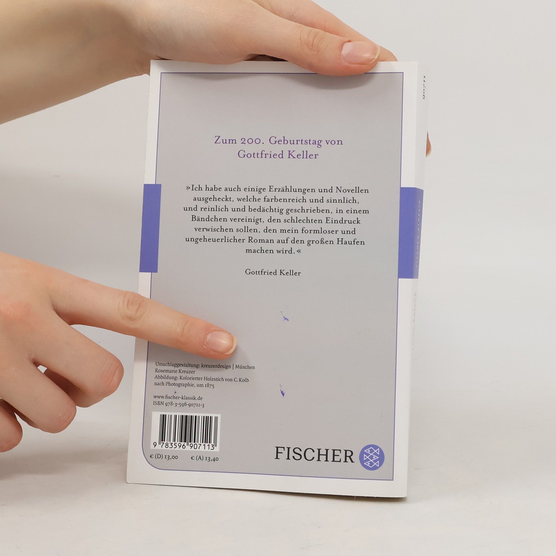 Gottfried Keller Fischer Klassik: Das große Lesebuch