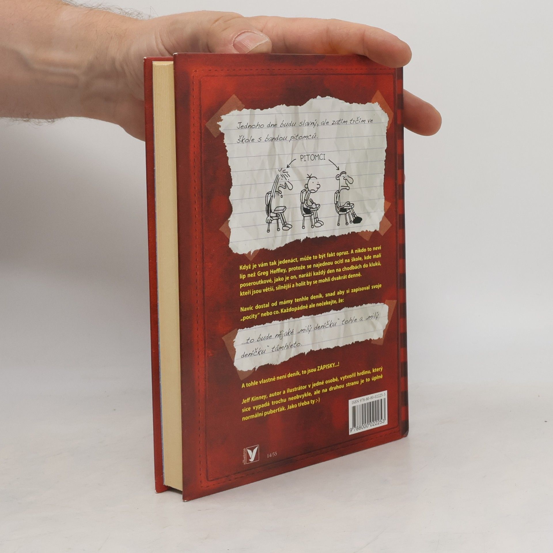 Jeff Kinney Deník malého poseroutky 1