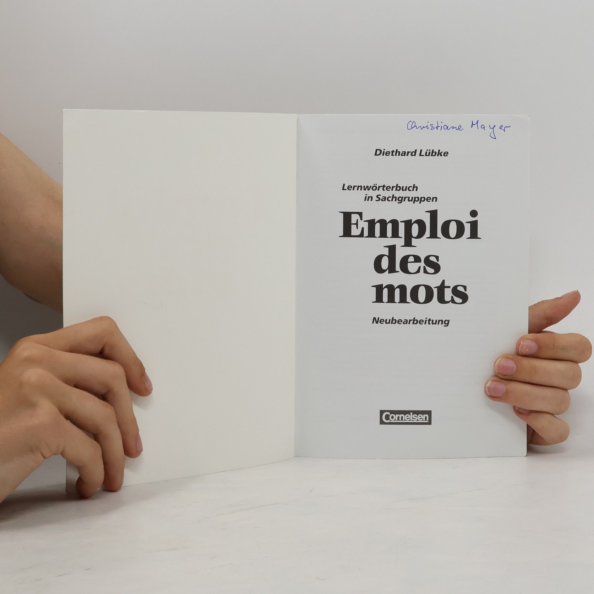 Diethard Lübke Emploi des mots