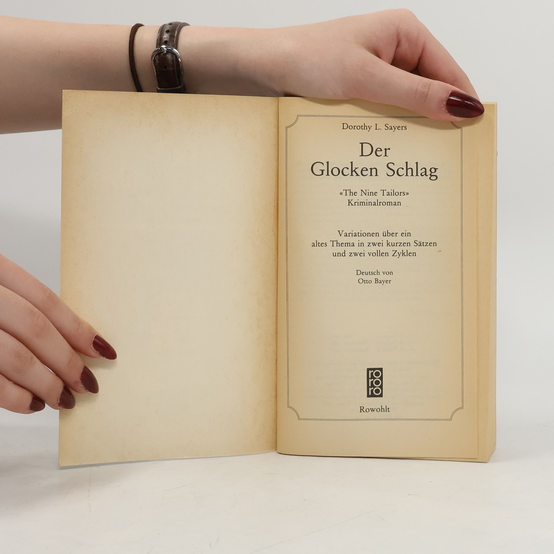 Dorothy L. Sayers Der Glocken Schlag