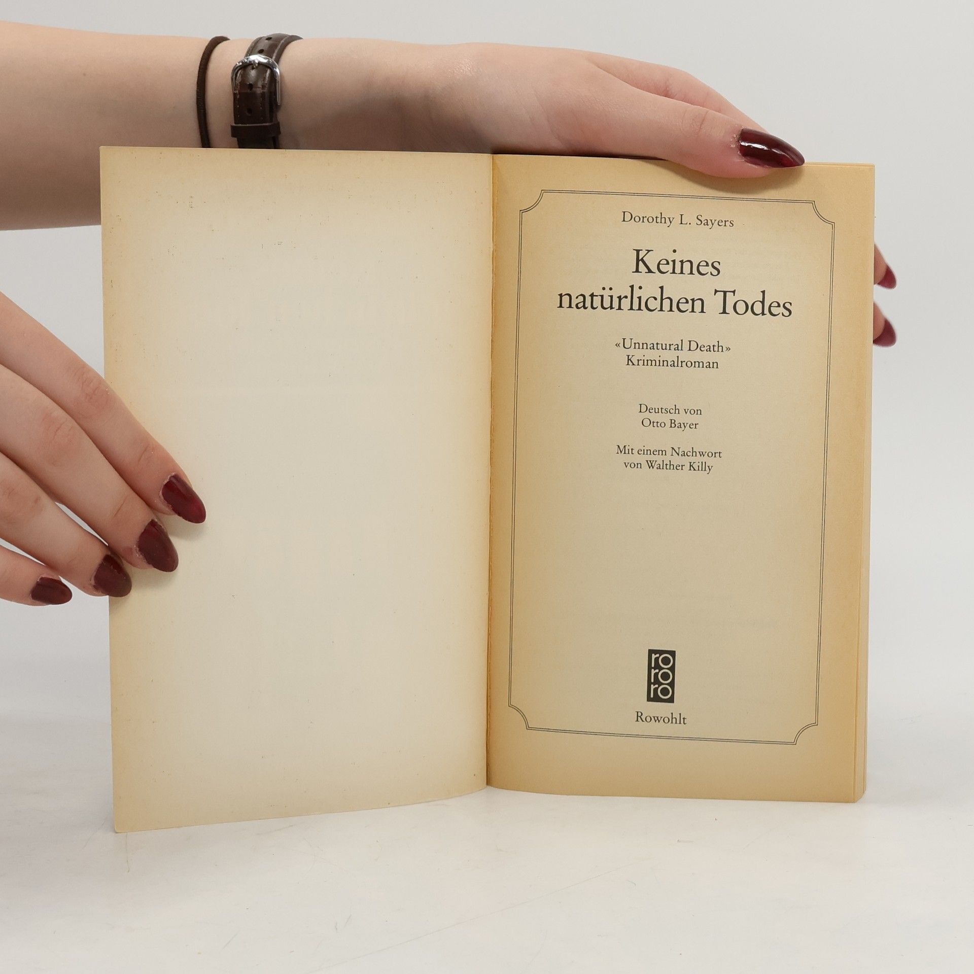 Dorothy L. Sayers Keines natürlichen Todes