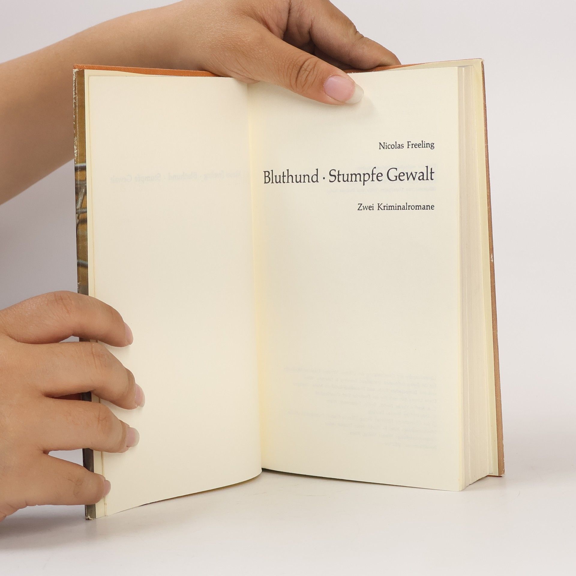 Nicolas Freeling Bluthund Stumpfe Bewall