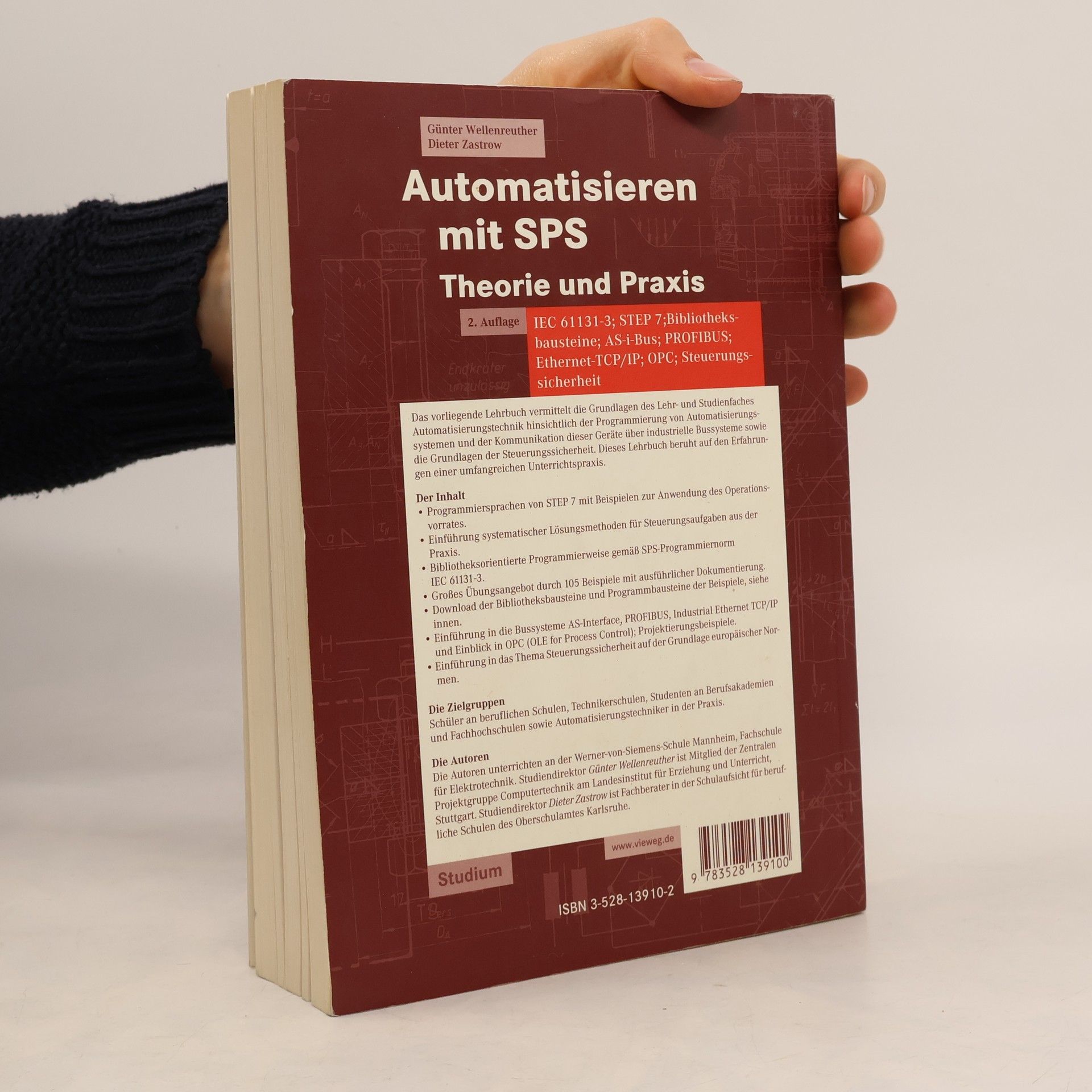 Günter Wellenreuther Viewegs Fachbücher der Technik: Automatisieren mit SPS