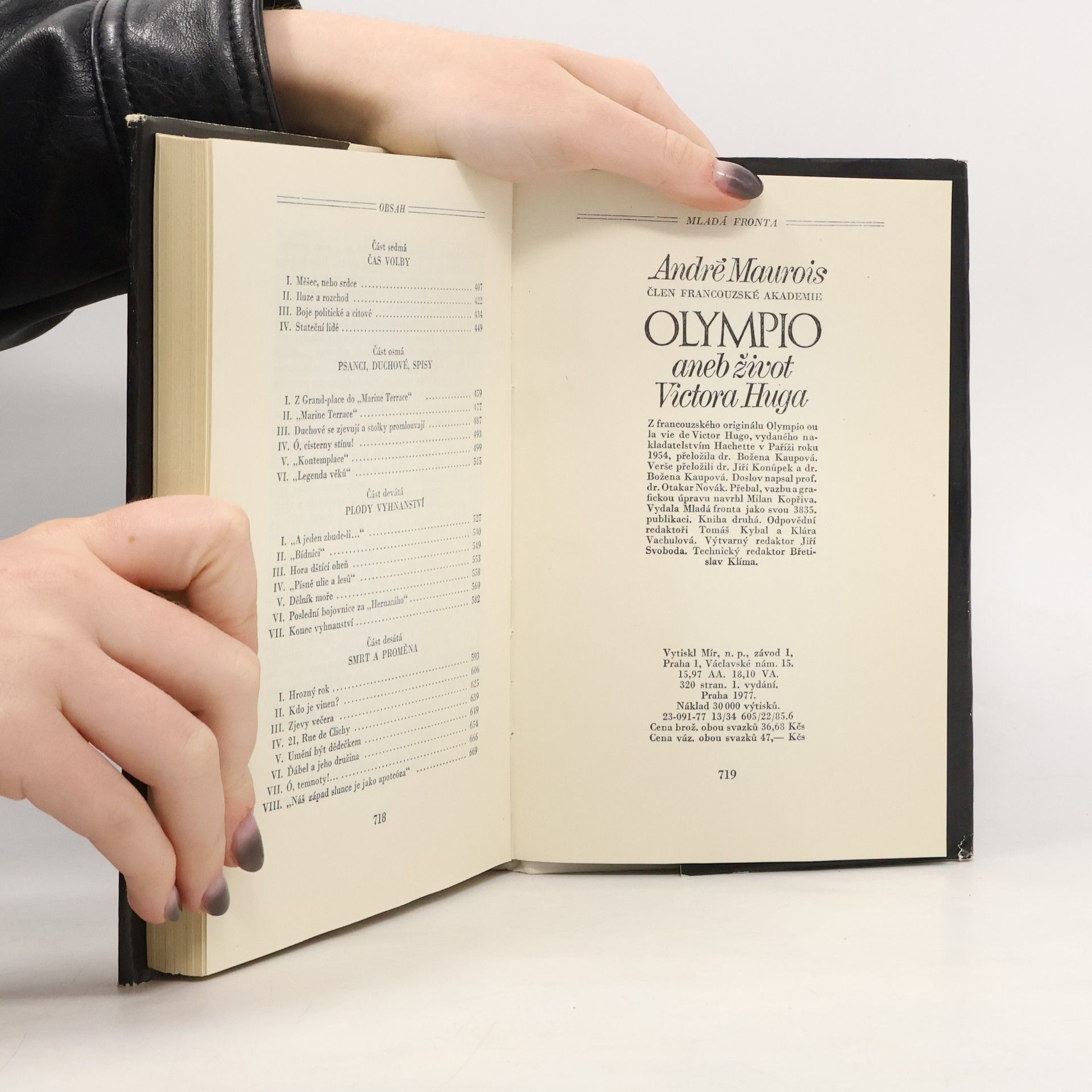 André Maurois Olympio aneb život Victora Huga 2