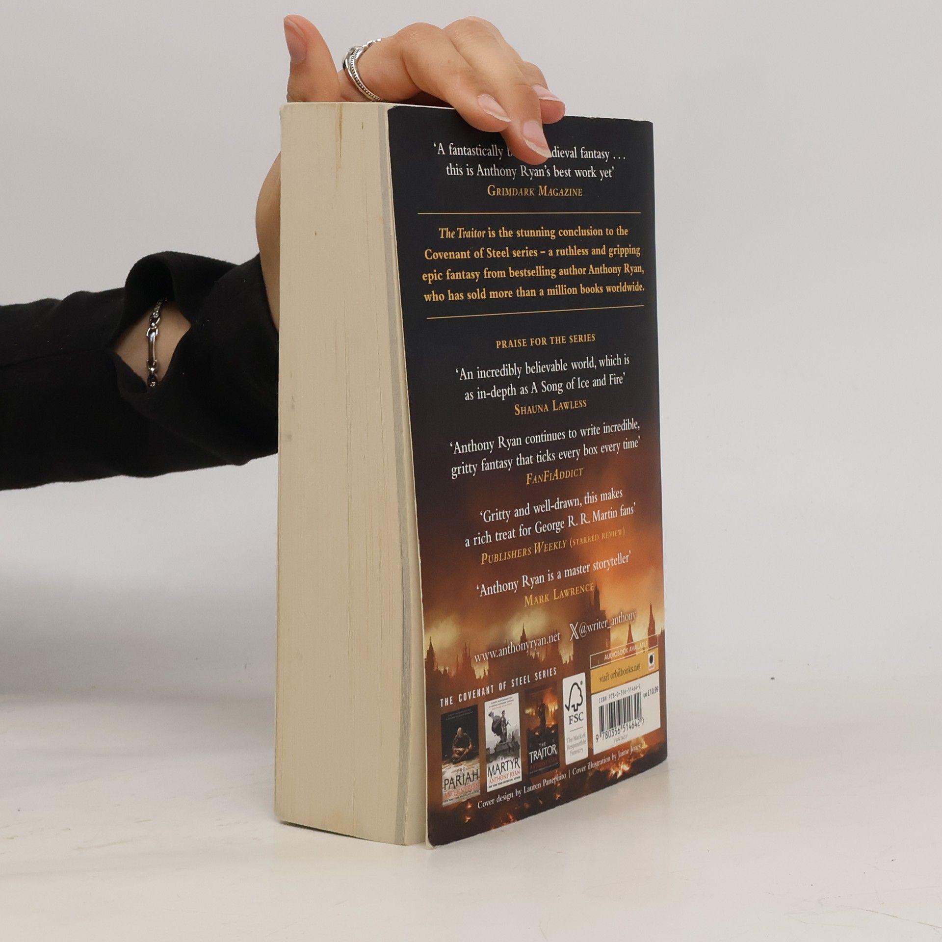 Anthony Ryan The Traitor: Book Three of the Covenant of Steel