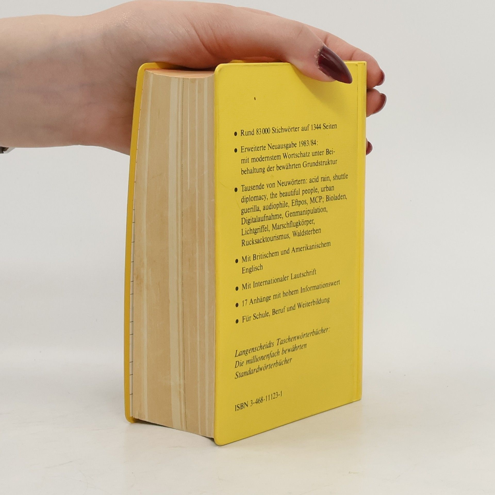 Edmunt Klatt Langenscheidts Taschenwörterbuch Englisch