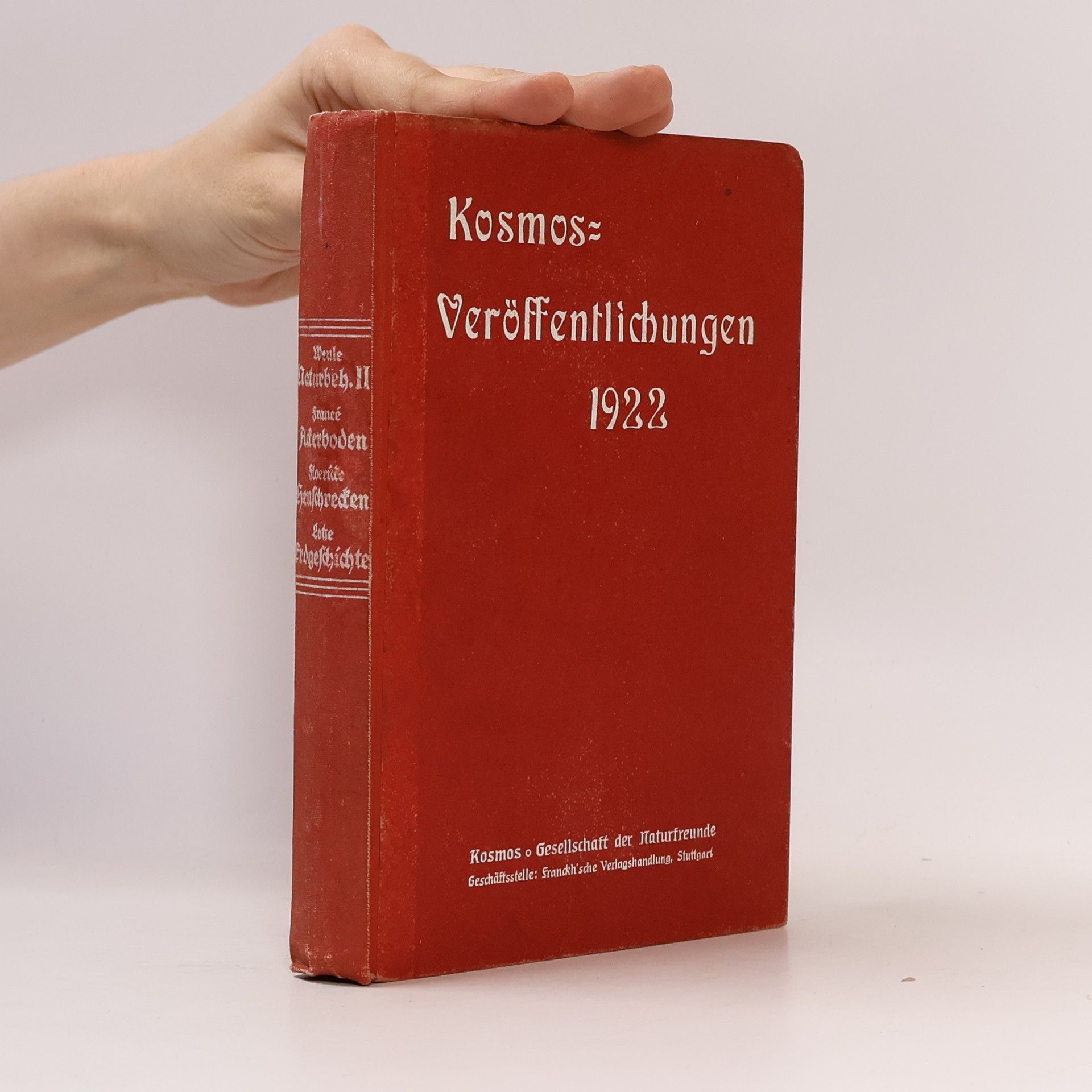 Kosmos-Veröffentlichungen 1922