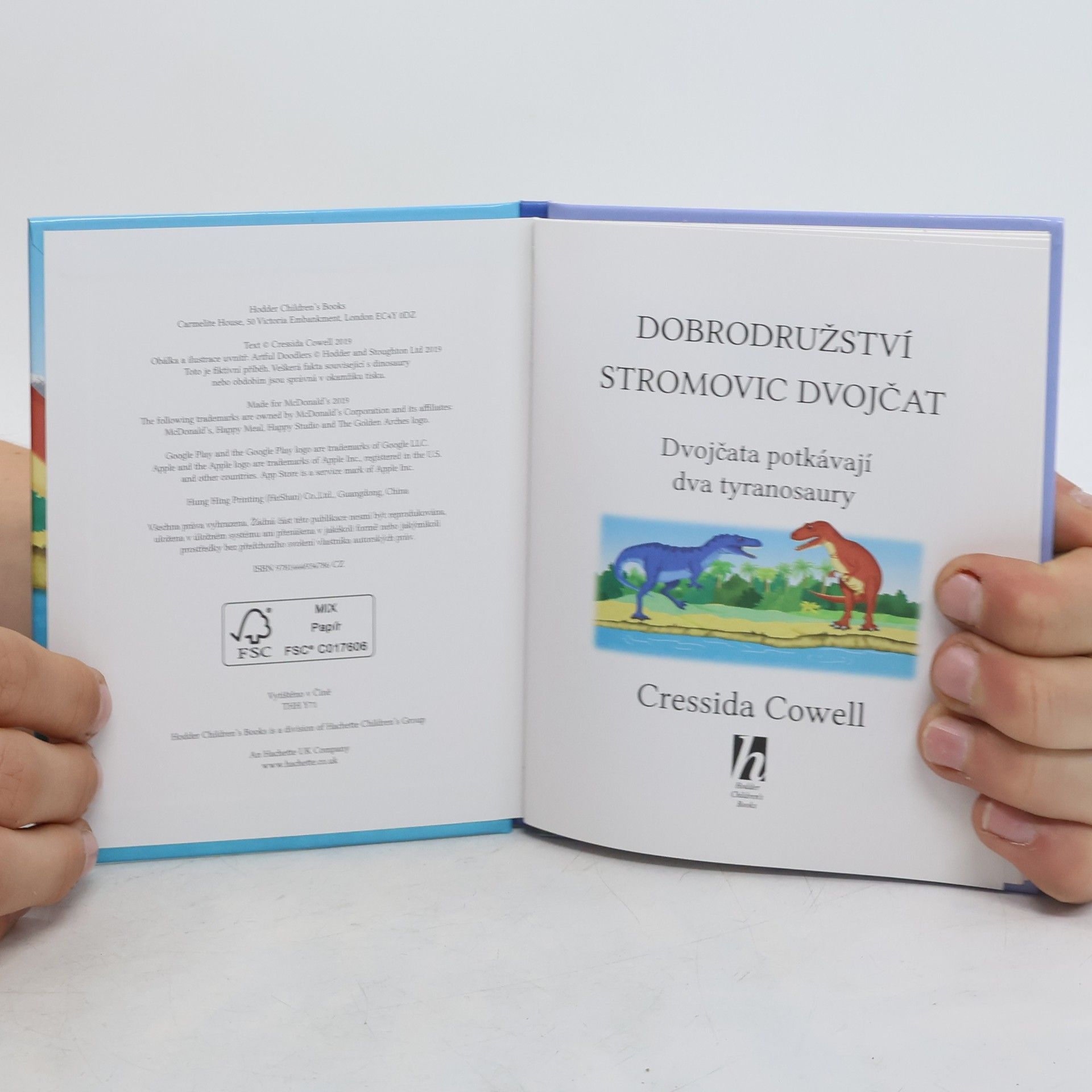 Cressida Cowell Dobrodružství Stromovic dvojčat: Dvojčata potkávají dva tyranosaury