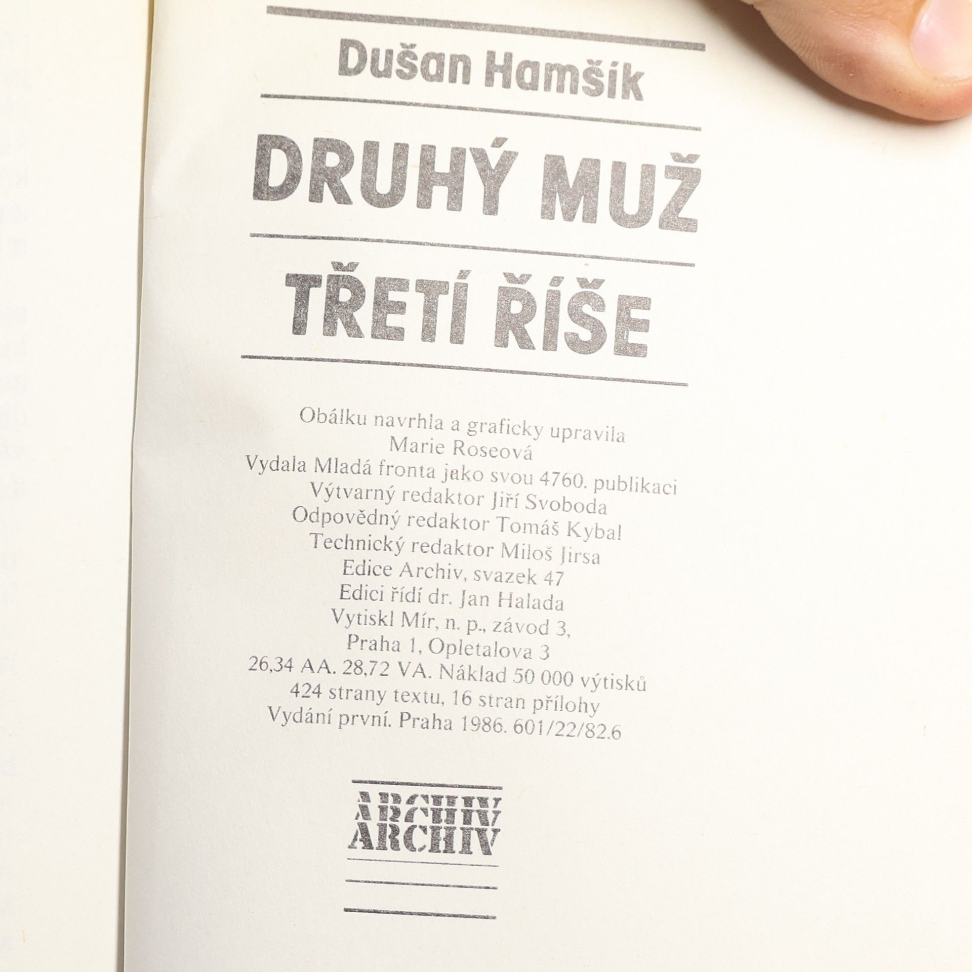Dušan Hamšík Druhý muž třetí říše