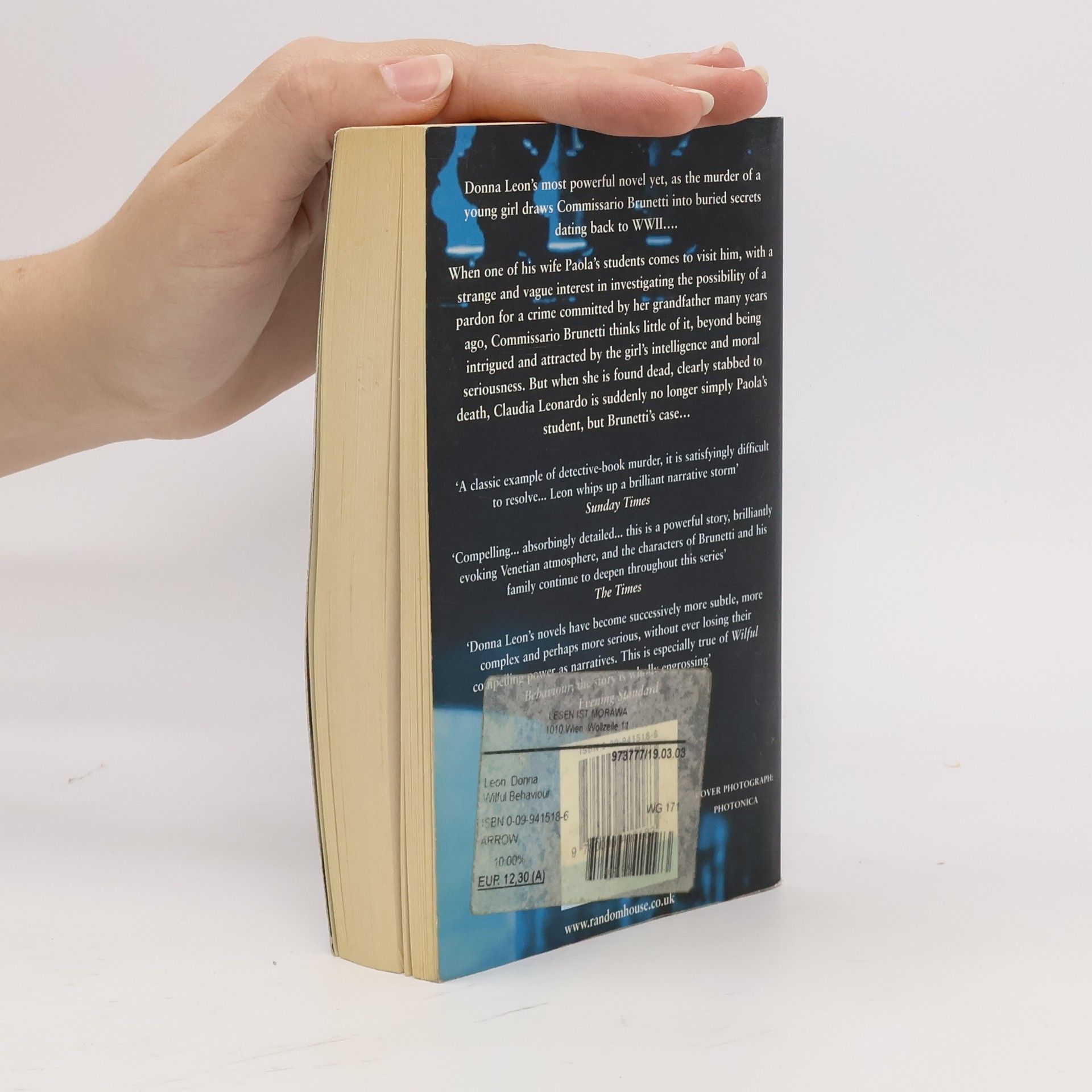 Donna Leon Wilful Behaviour