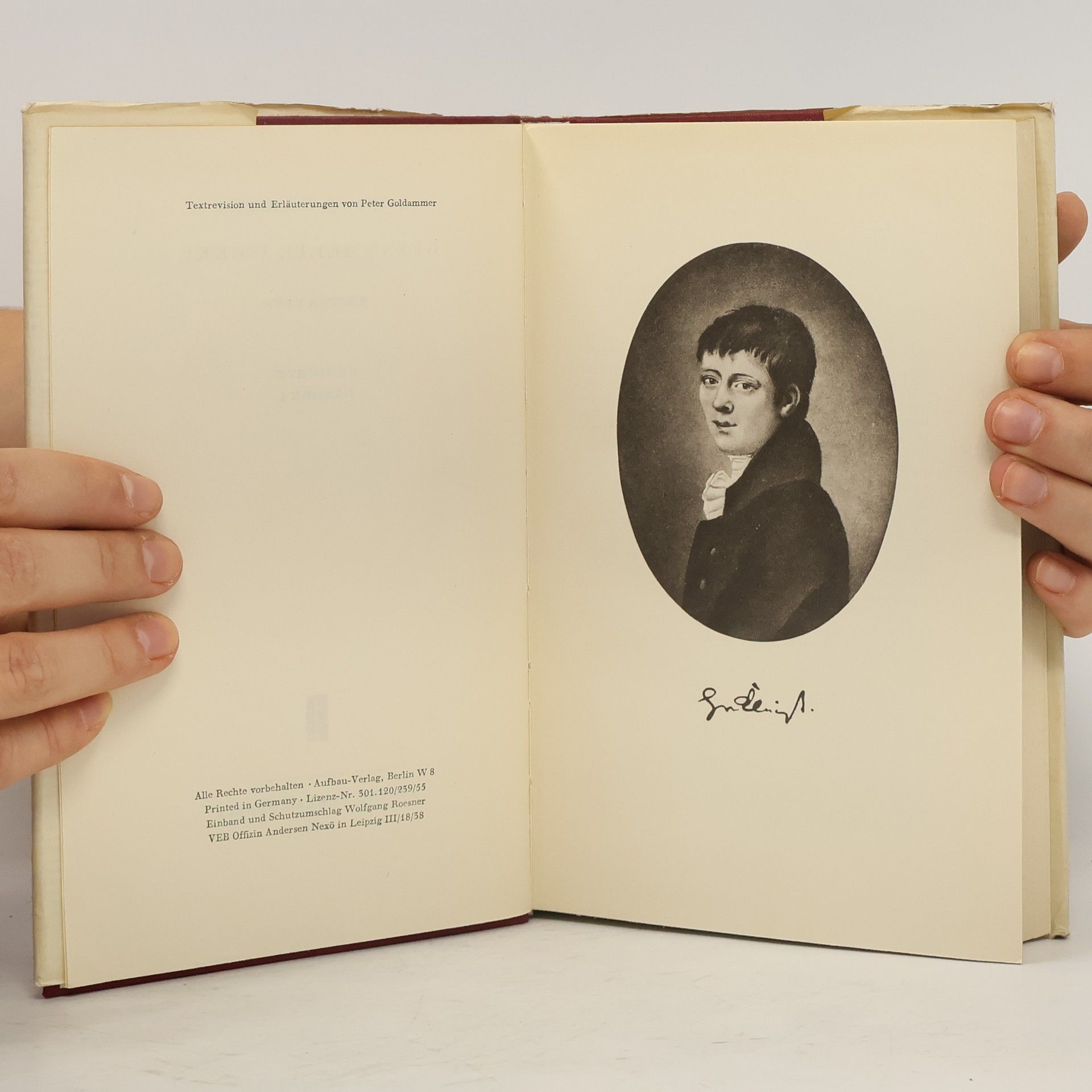 Heinrich von Kleist Gesammelte Werke in vier Bänden. Erster Band