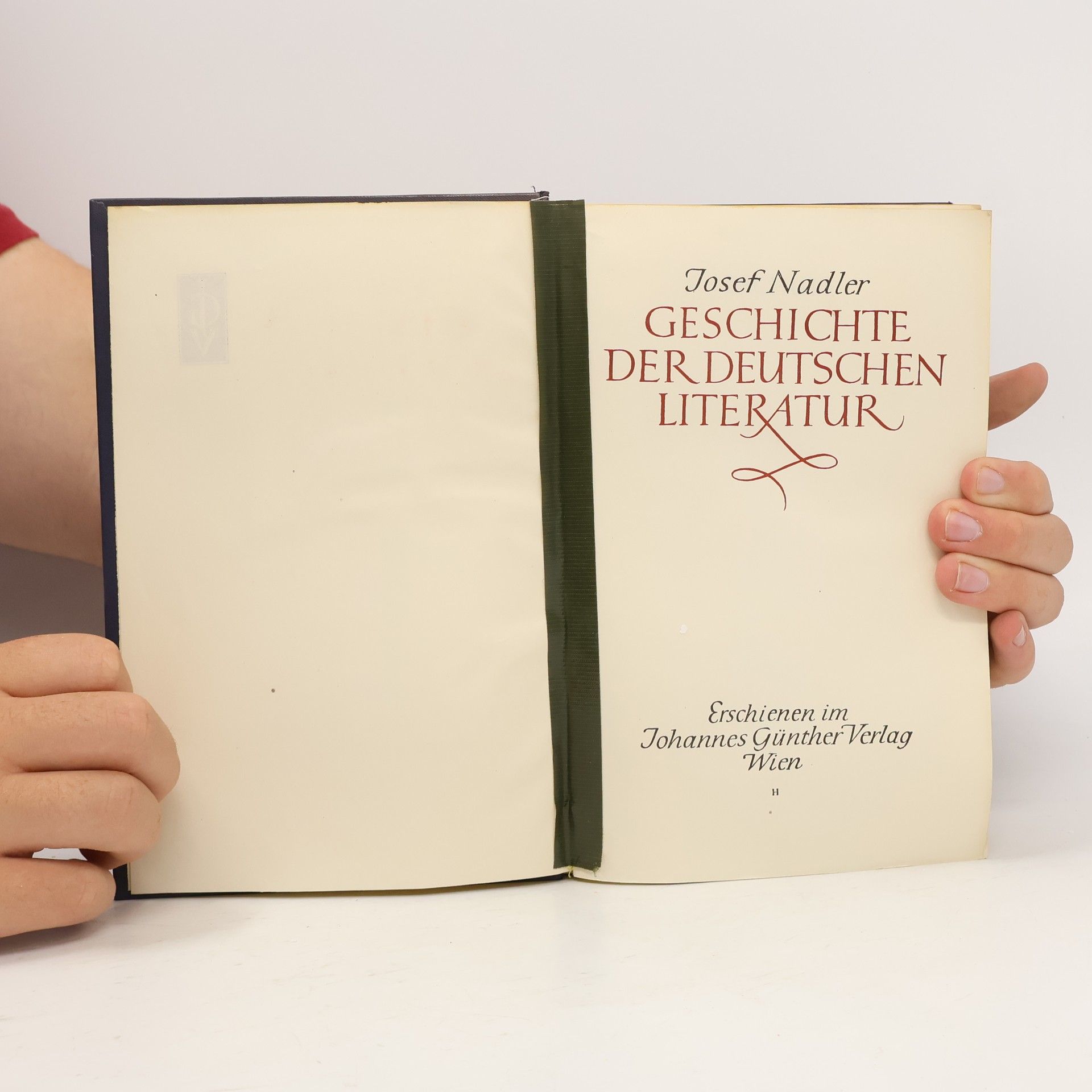 Josef Nadler Geschichte Der Deutschen Literatur