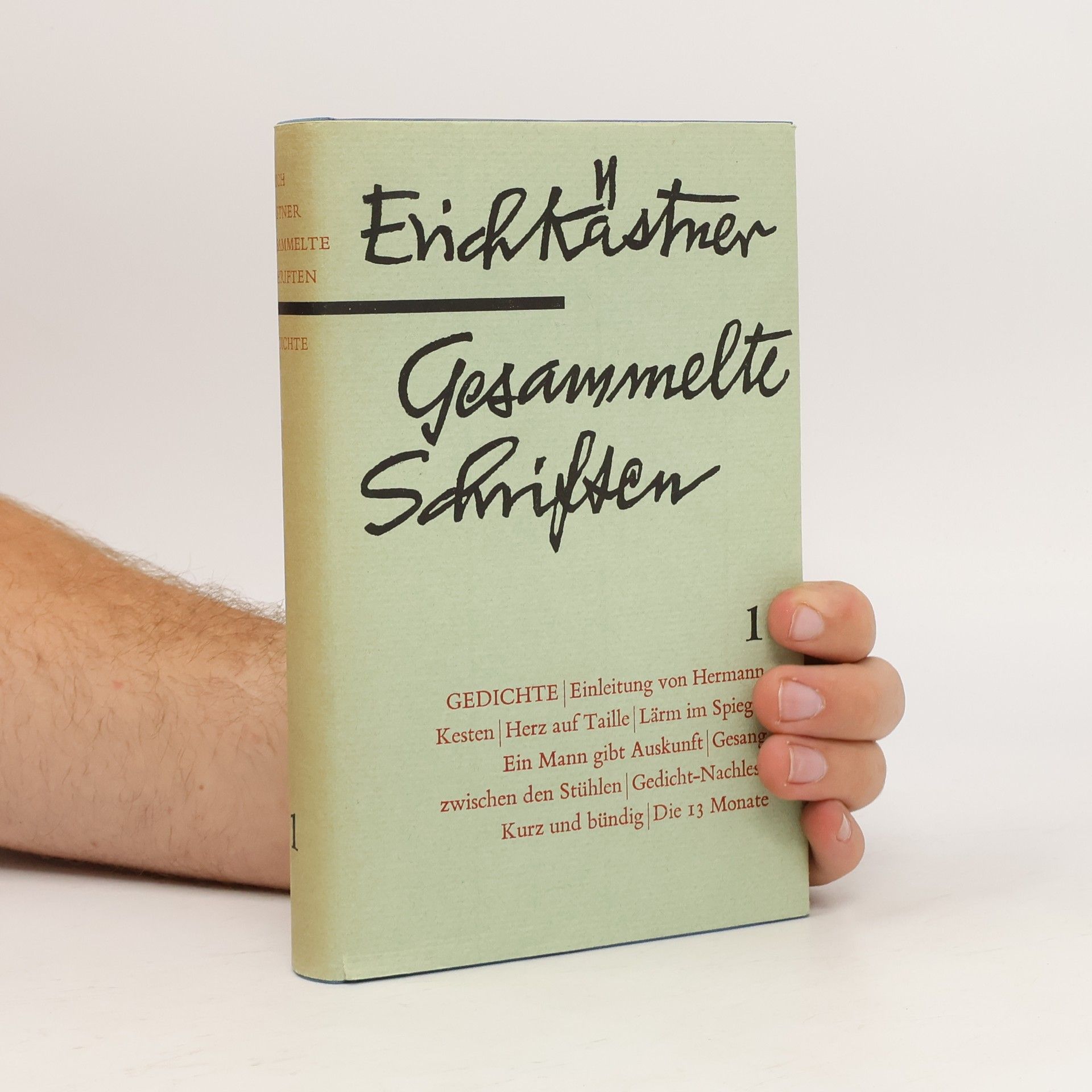 Erich Kästner Gesammelte Schriften 1