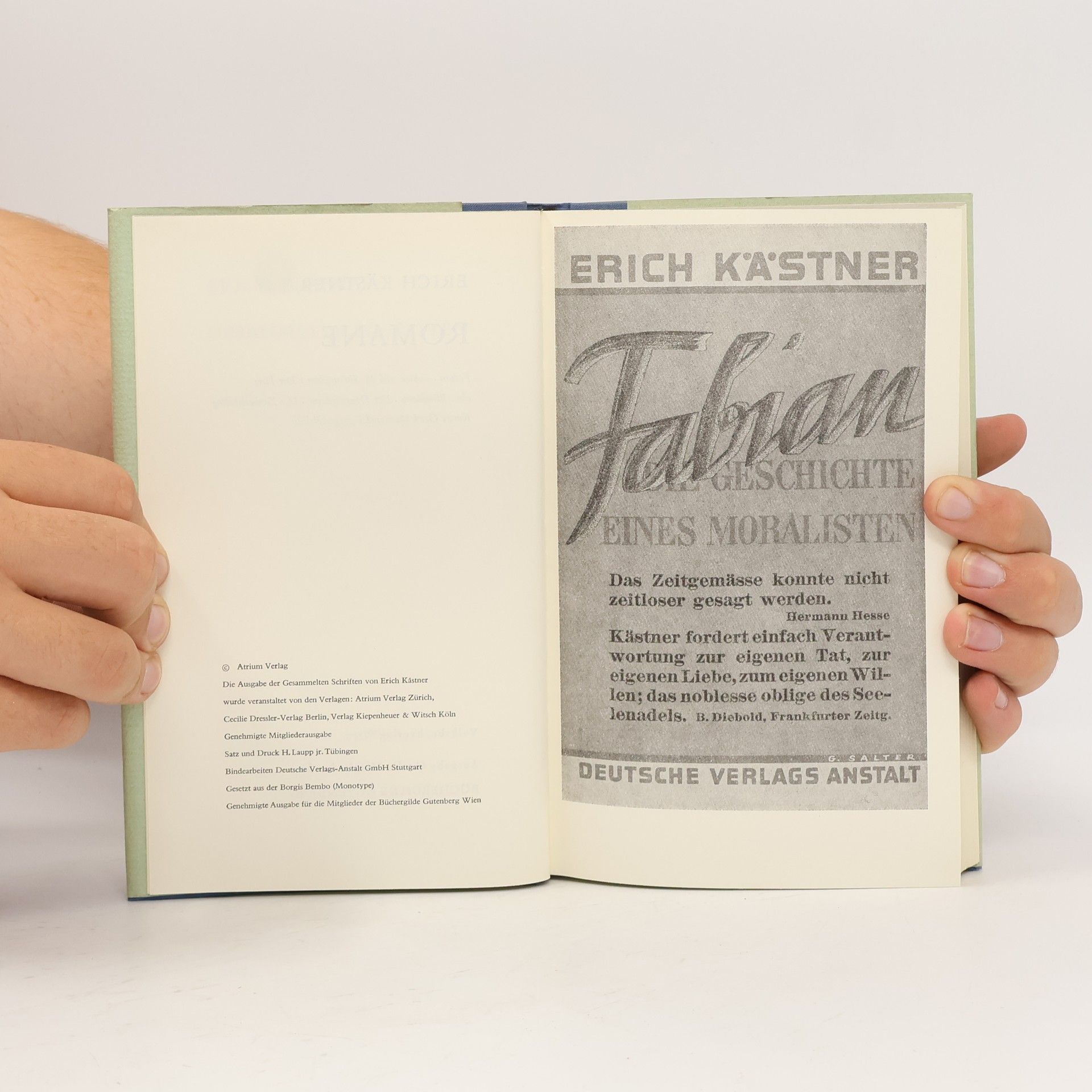 Erich Kästner Gesammelte Schriften 2