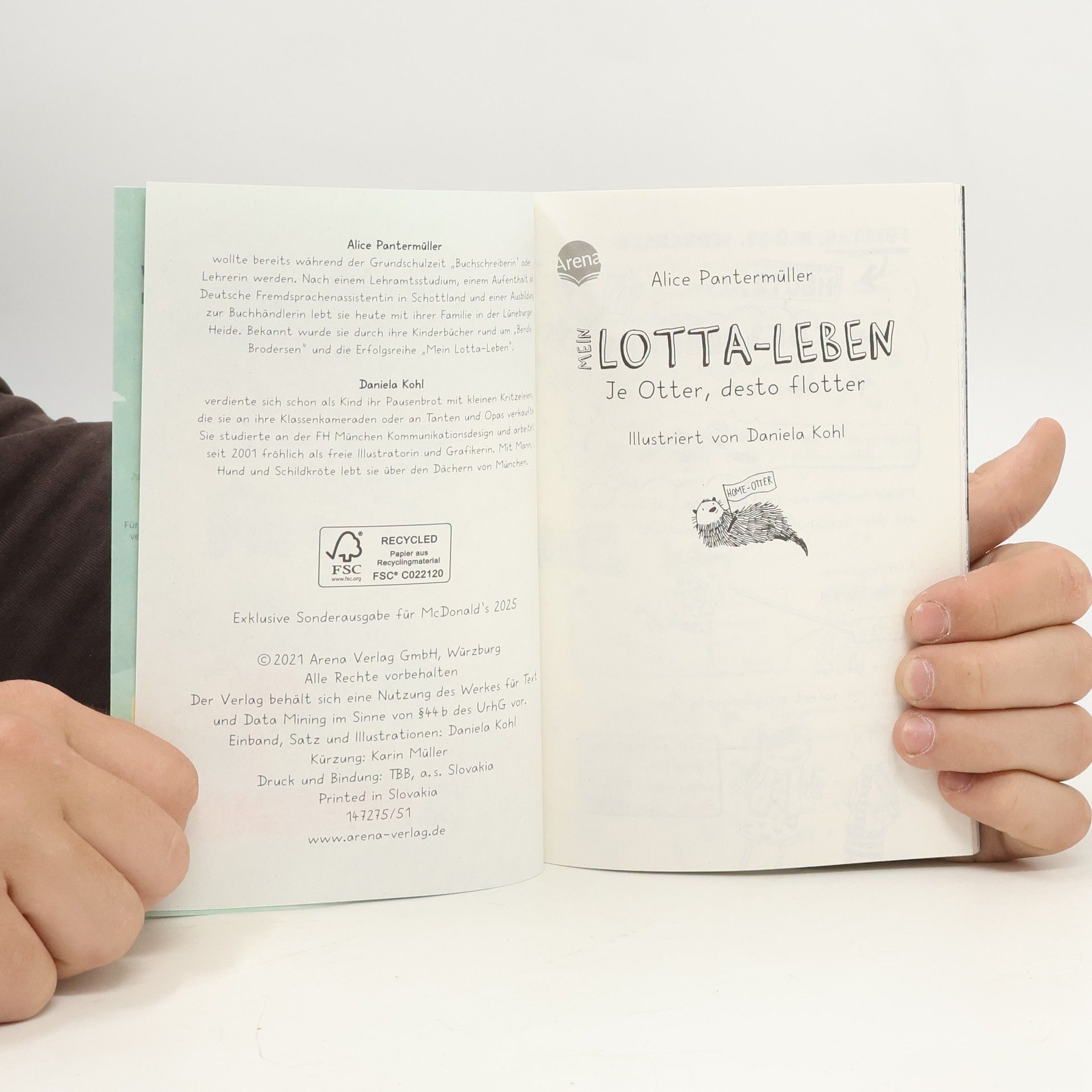 Alice Pantermüller Happy Meal. Mein Lotta-Leben. Je Otter, desto flotter