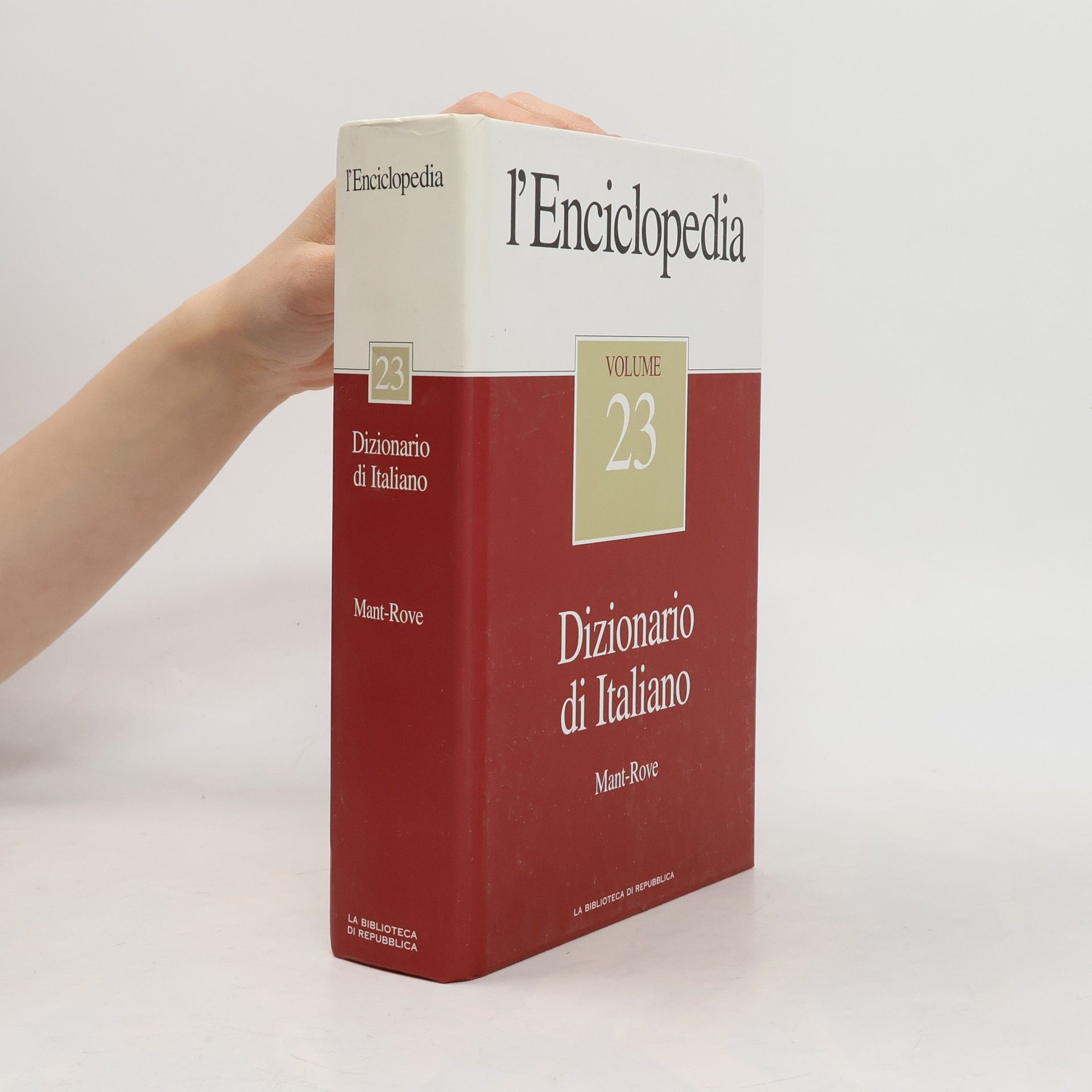 Autores varios L'Enciclopedia 23. Dizionario di Italiano Mant-Rove