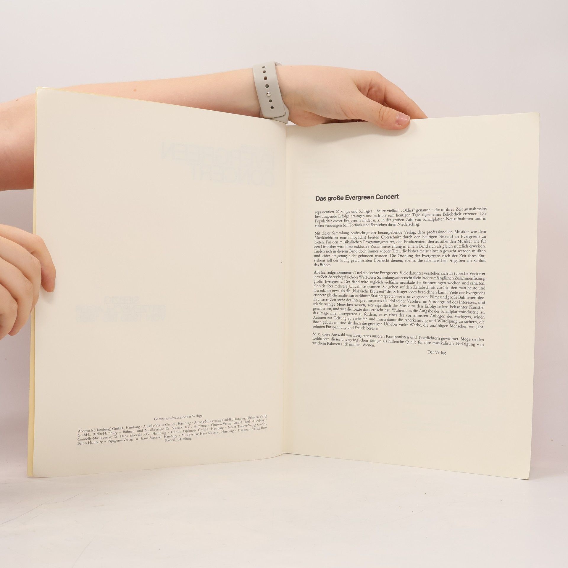 Autores varios Das grosse Evergreen Concert