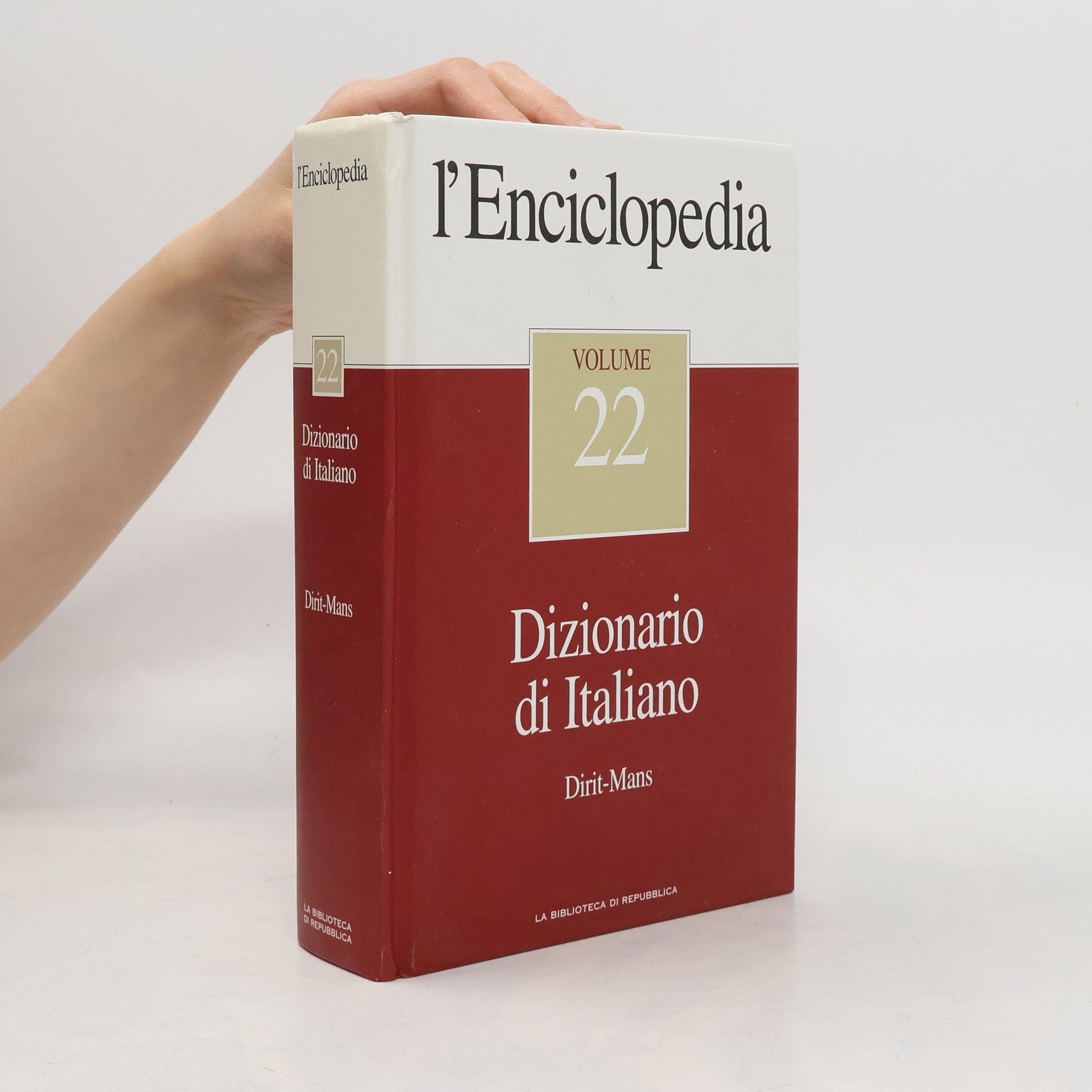Autores varios l'Enciclopedia. Dizionario di Italiano 22. Dirit-Mans