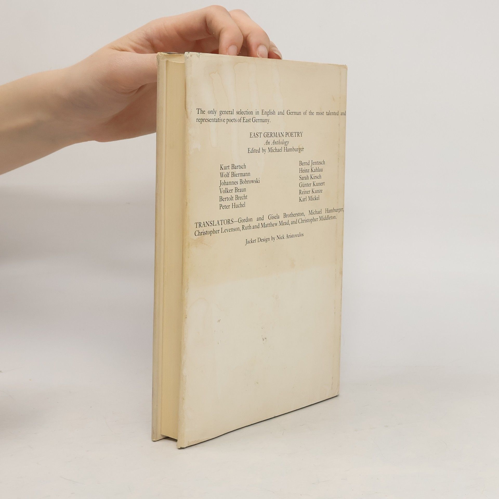 Michael Hamburger East German Poetry