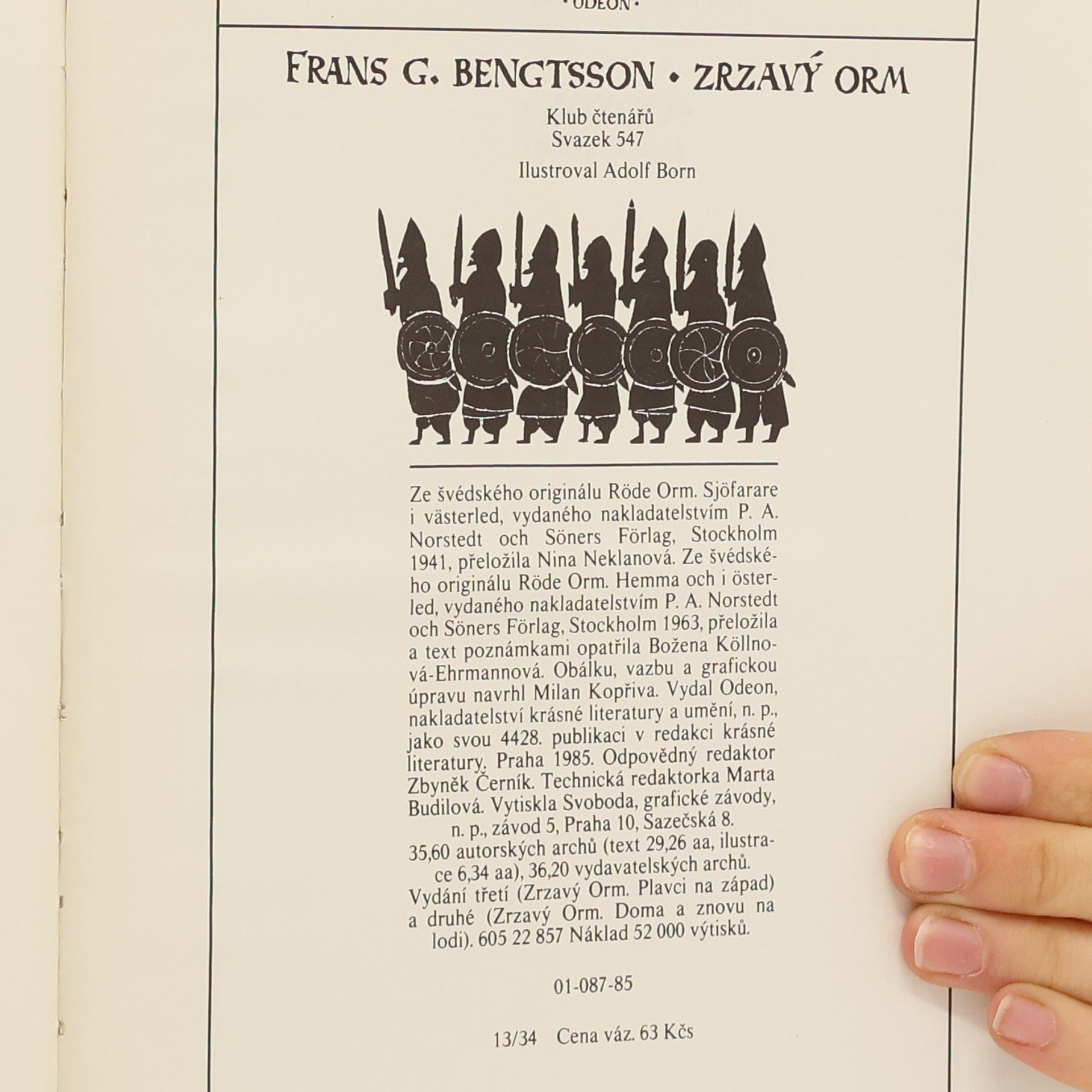 Frans G. Bengtsson Zrzavý Orm