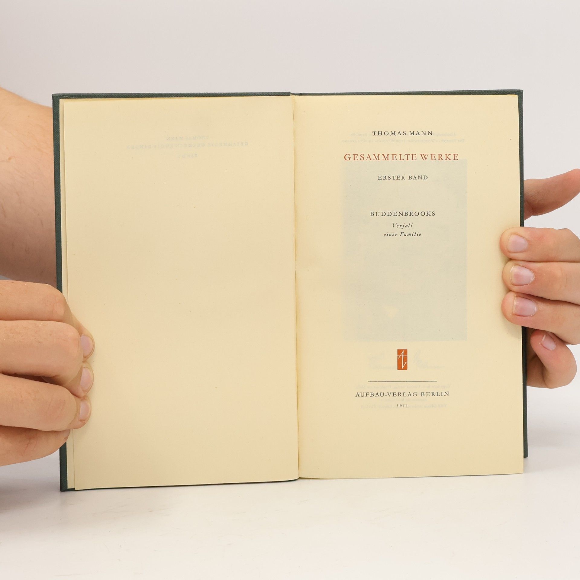 Thomas Mann Gesammelte Werke 1