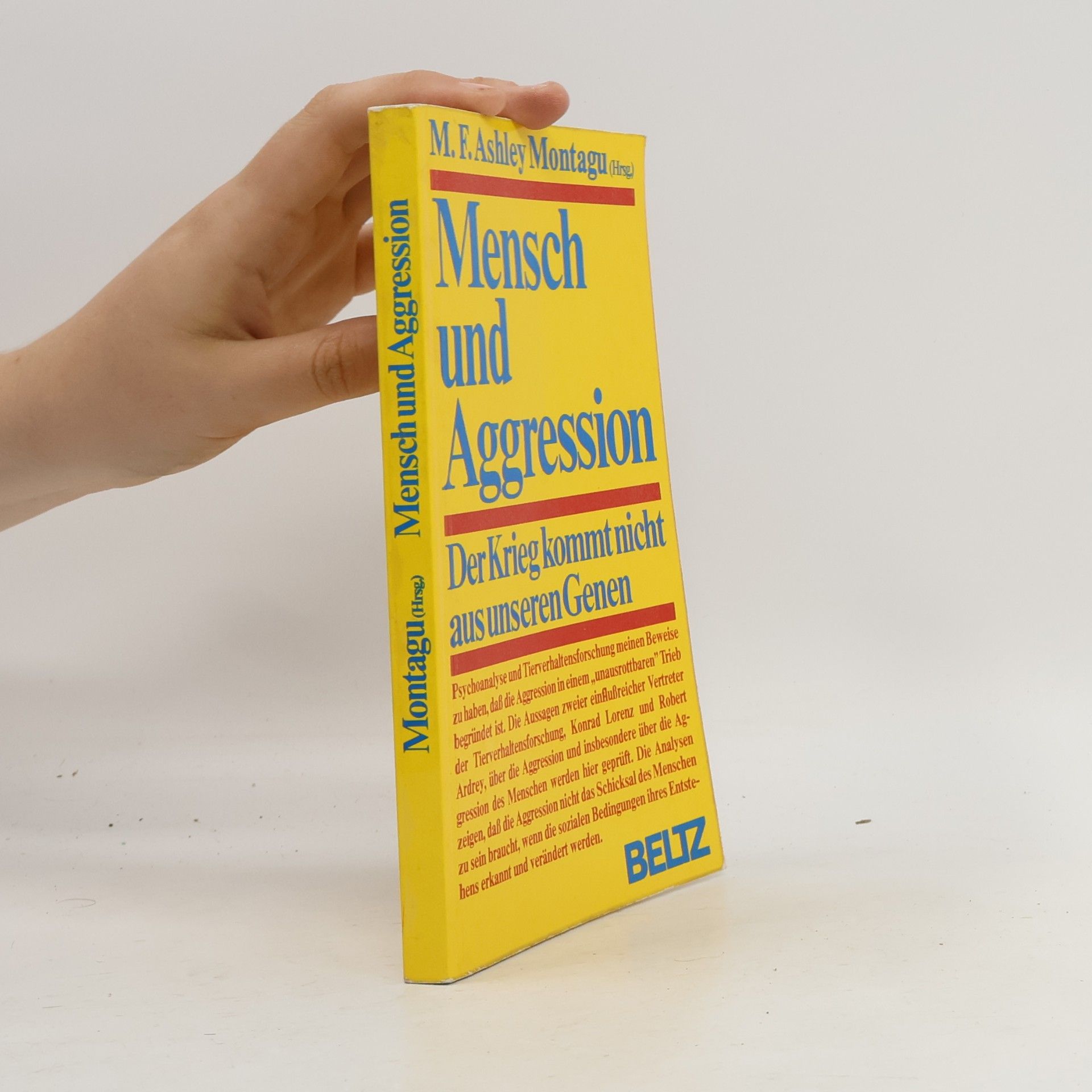 Ashley Montagu Mensch und Aggression