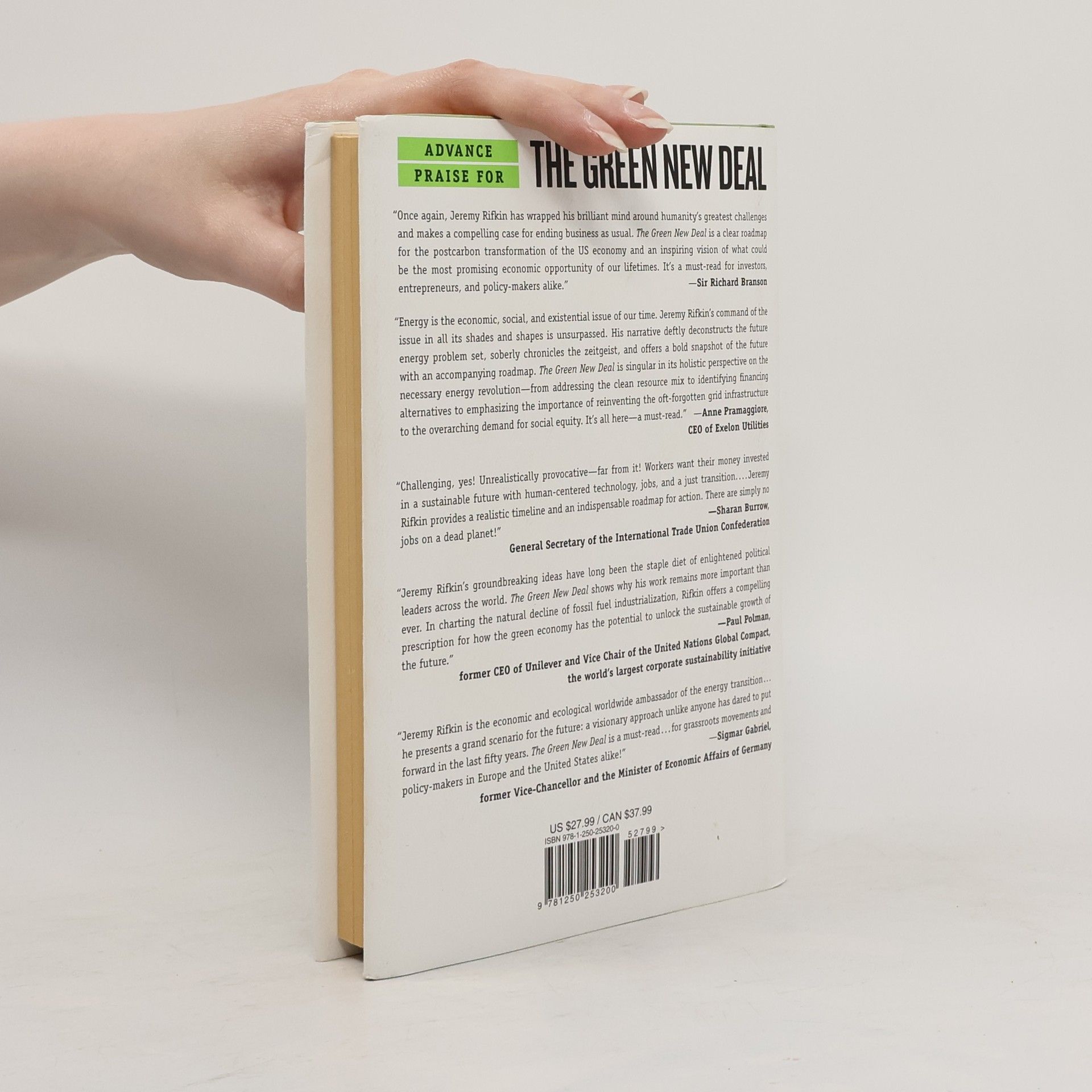 Jeremy Rifkin The Green New Deal