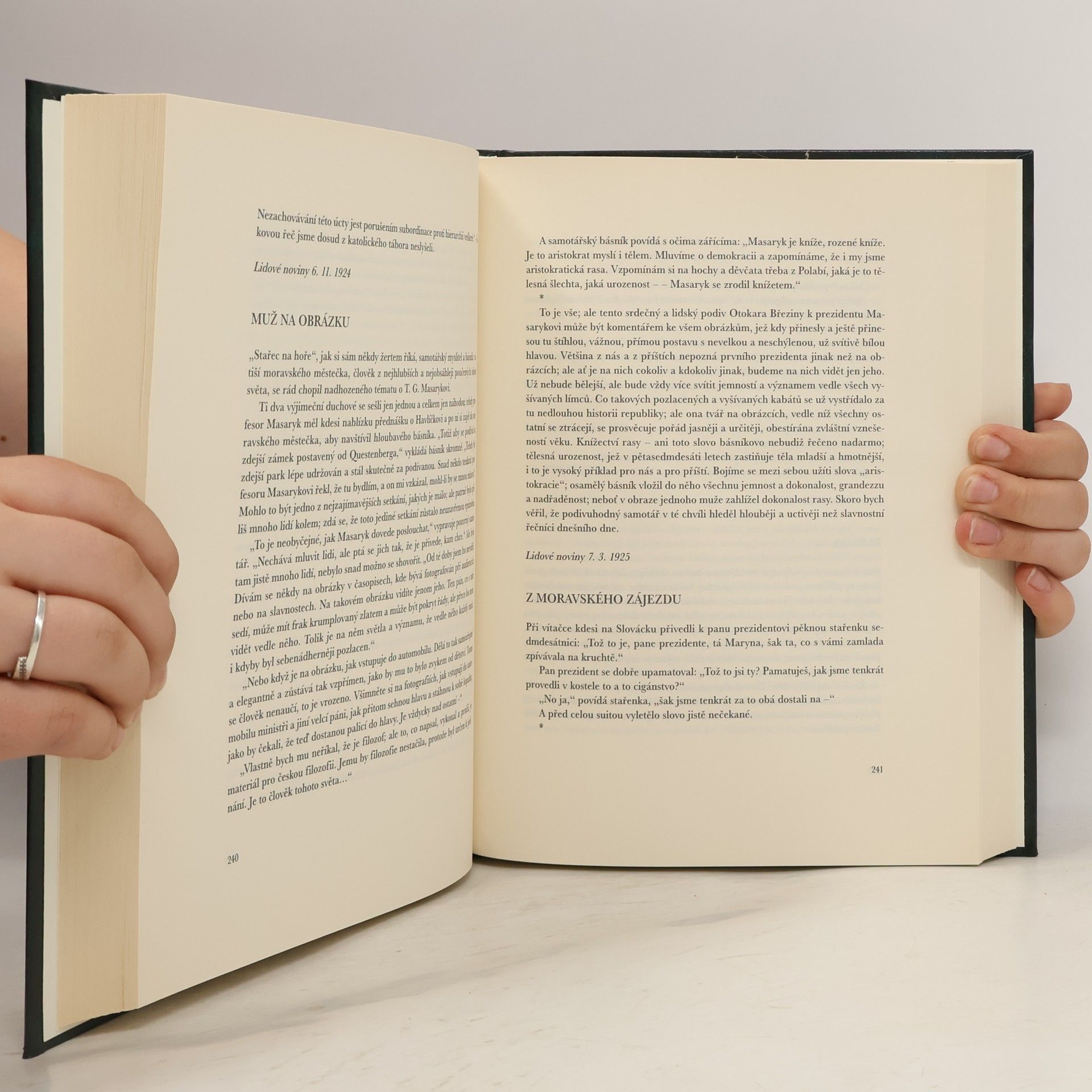 Karel Čapek Hovory s T.G. Masarykem. Kniha apokryfů. O věcech obecných čili Zóon politikon