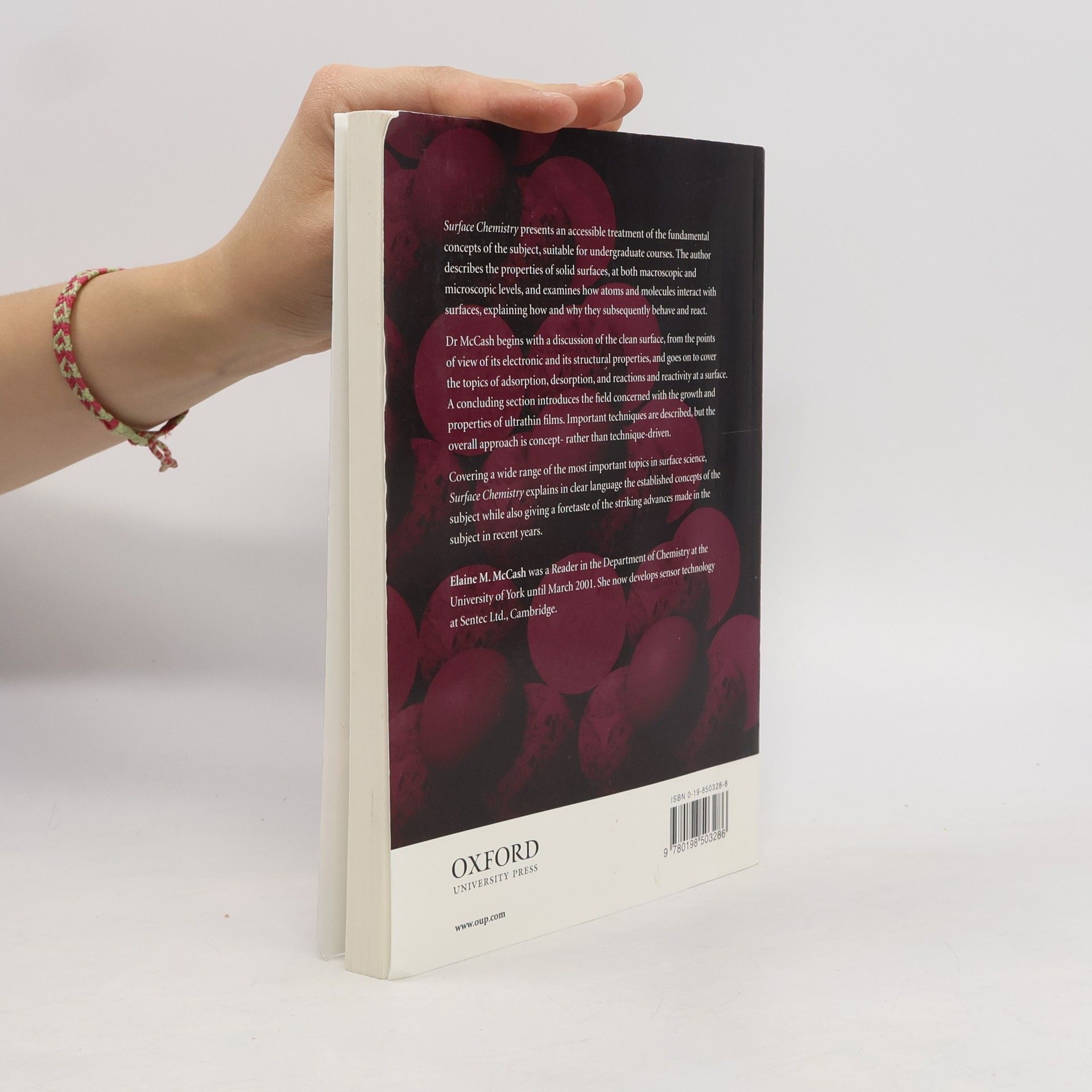 Elaine M. McCash Surface Chemistry