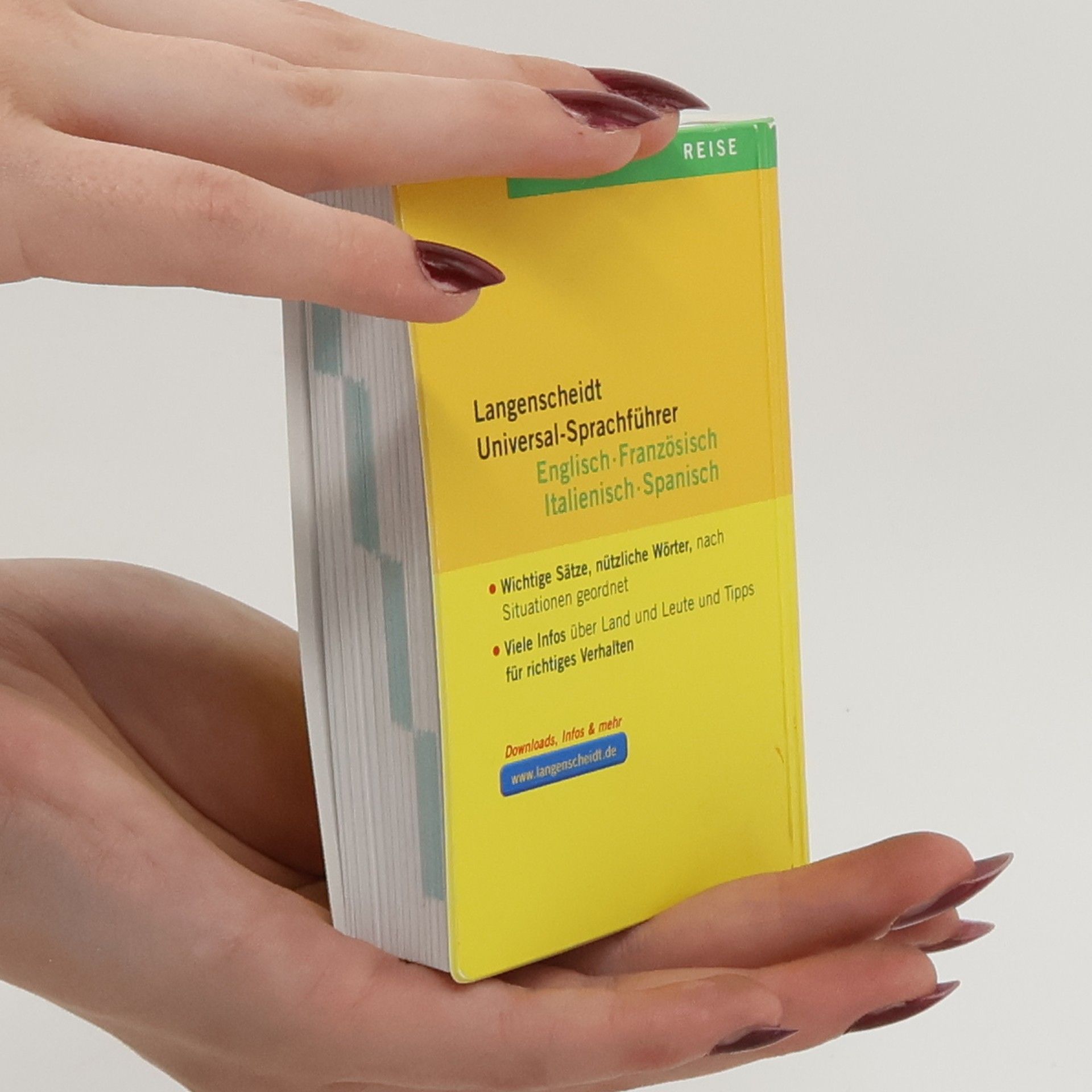 Autores varios Universal-Sprachführer. Englisch-Französisch-Italienisch-Spanisch