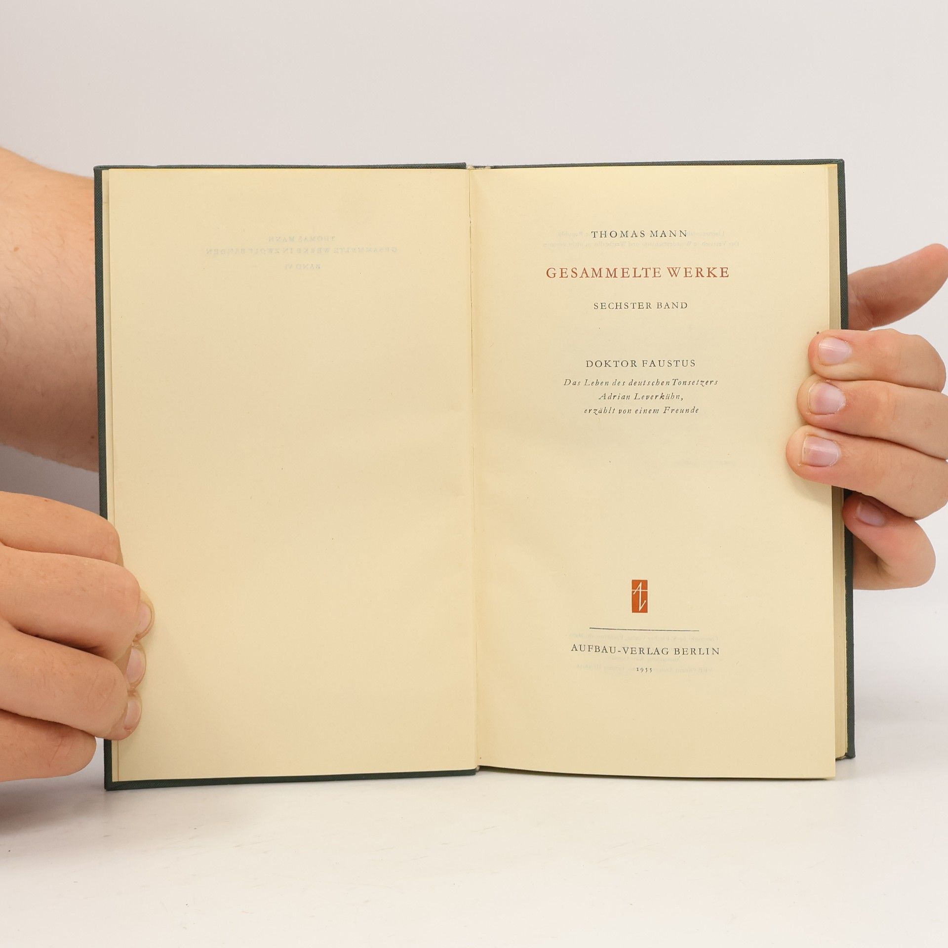 Thomas Mann Gesammelte Werke. Sechster Band