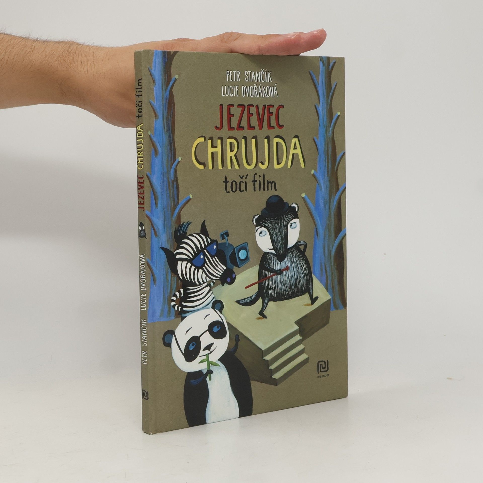 Lucie Dvořáková Jezevec Chrujda točí film