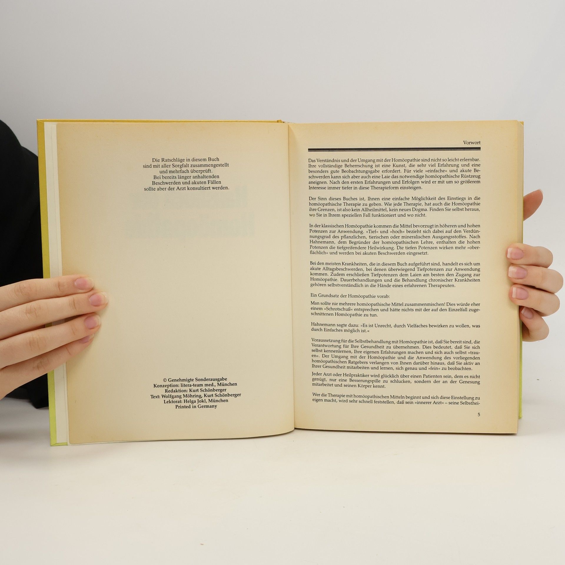 Kurt Schönberger Das große Hausbuch der Homöopathie