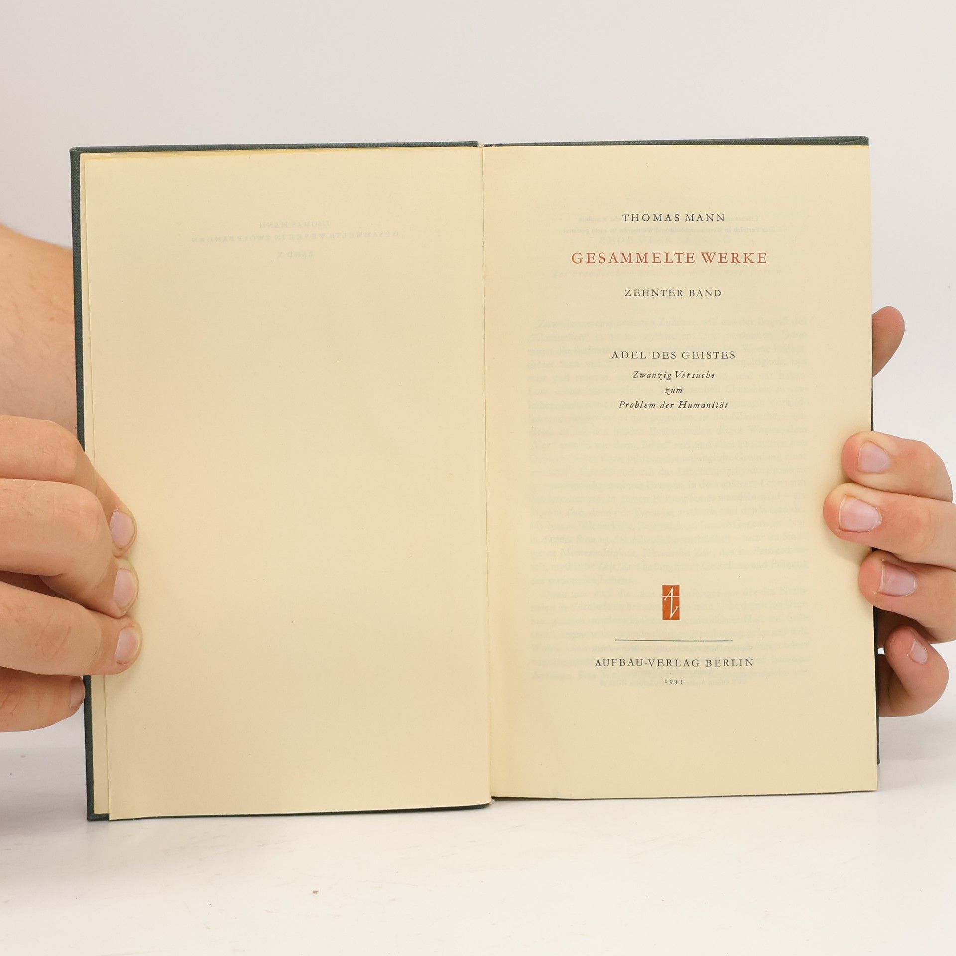 Thomas Mann Gesammelte Werke. Band 10
