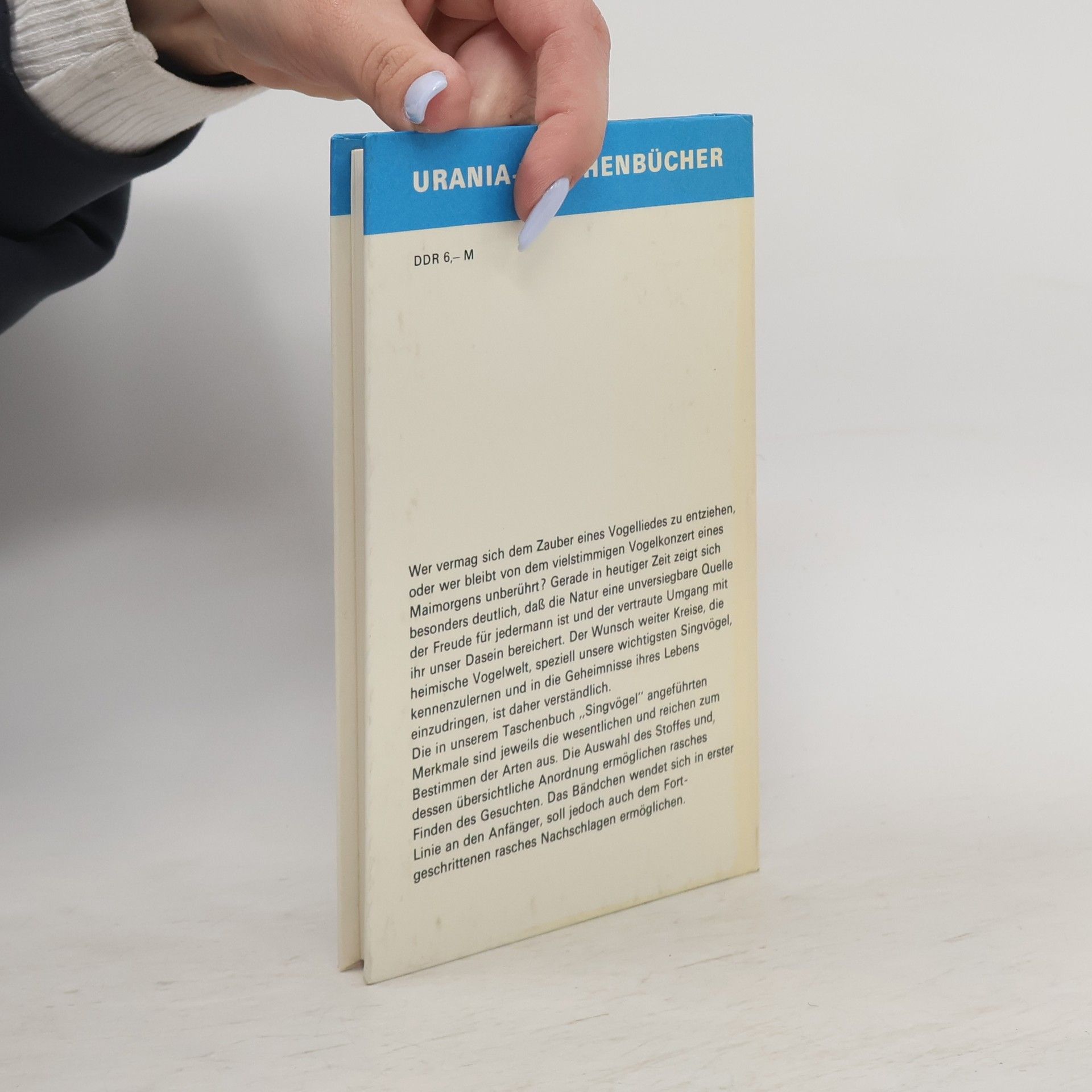 Gerhard Creutz Urania-Taschenbuch. Singvögel