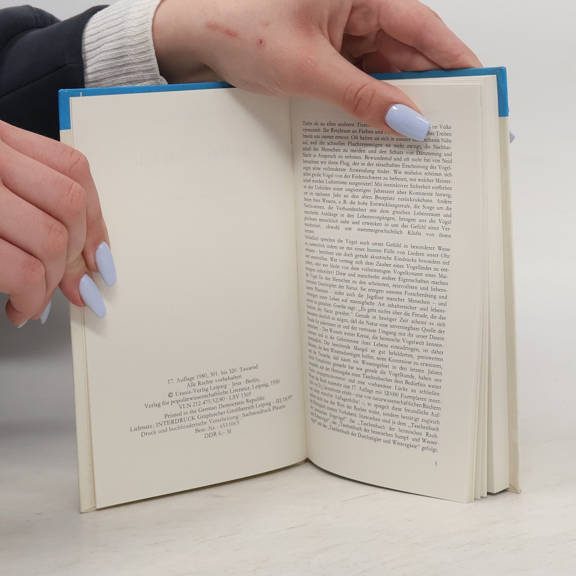 Gerhard Creutz Urania-Taschenbuch. Singvögel