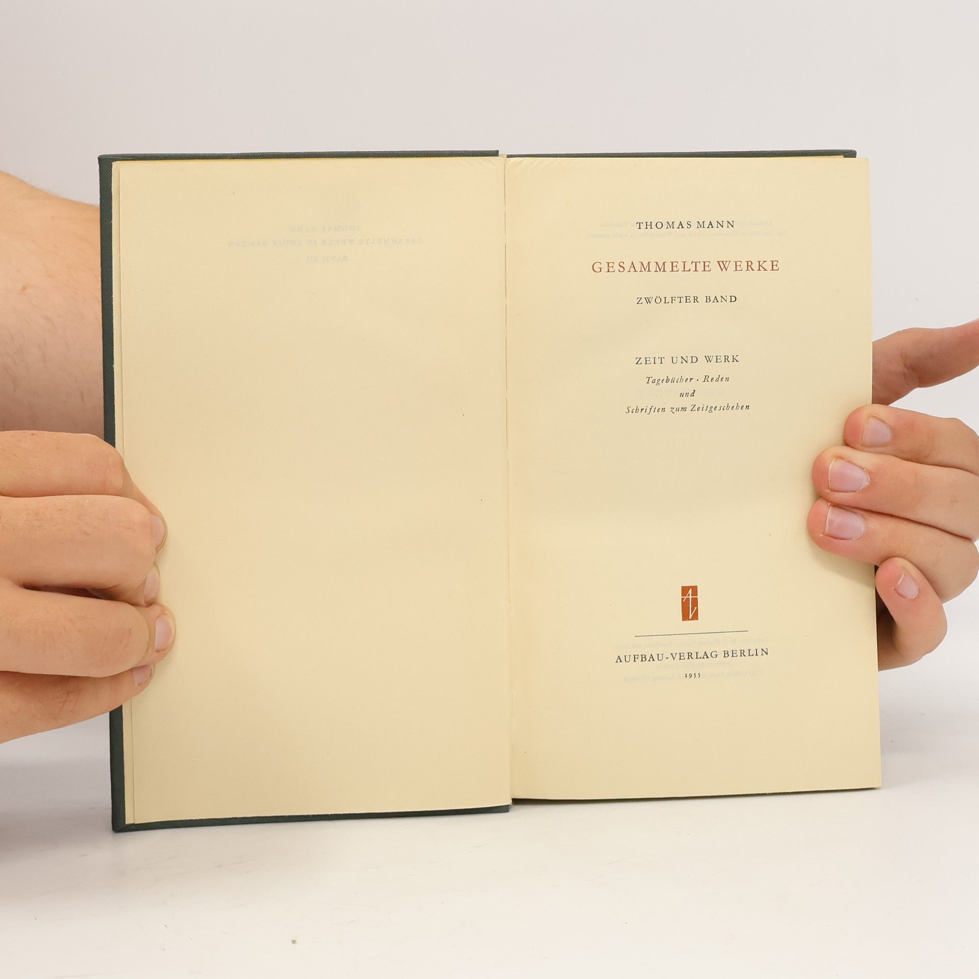 Thomas Mann Gesammelte Werke. Zwölfter Band