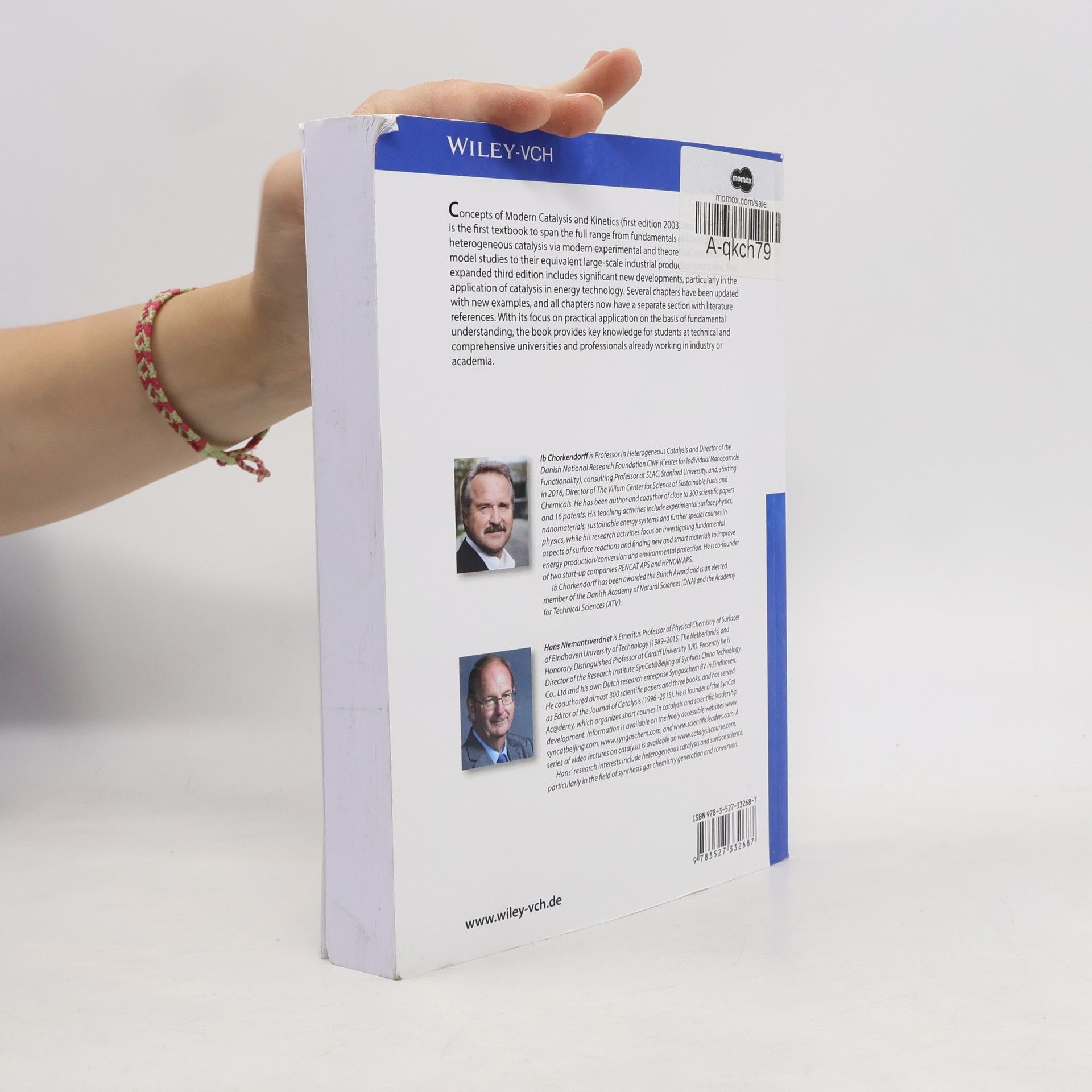 Ib Chorkendorff Concepts of Modern Catalysis and Kinetics