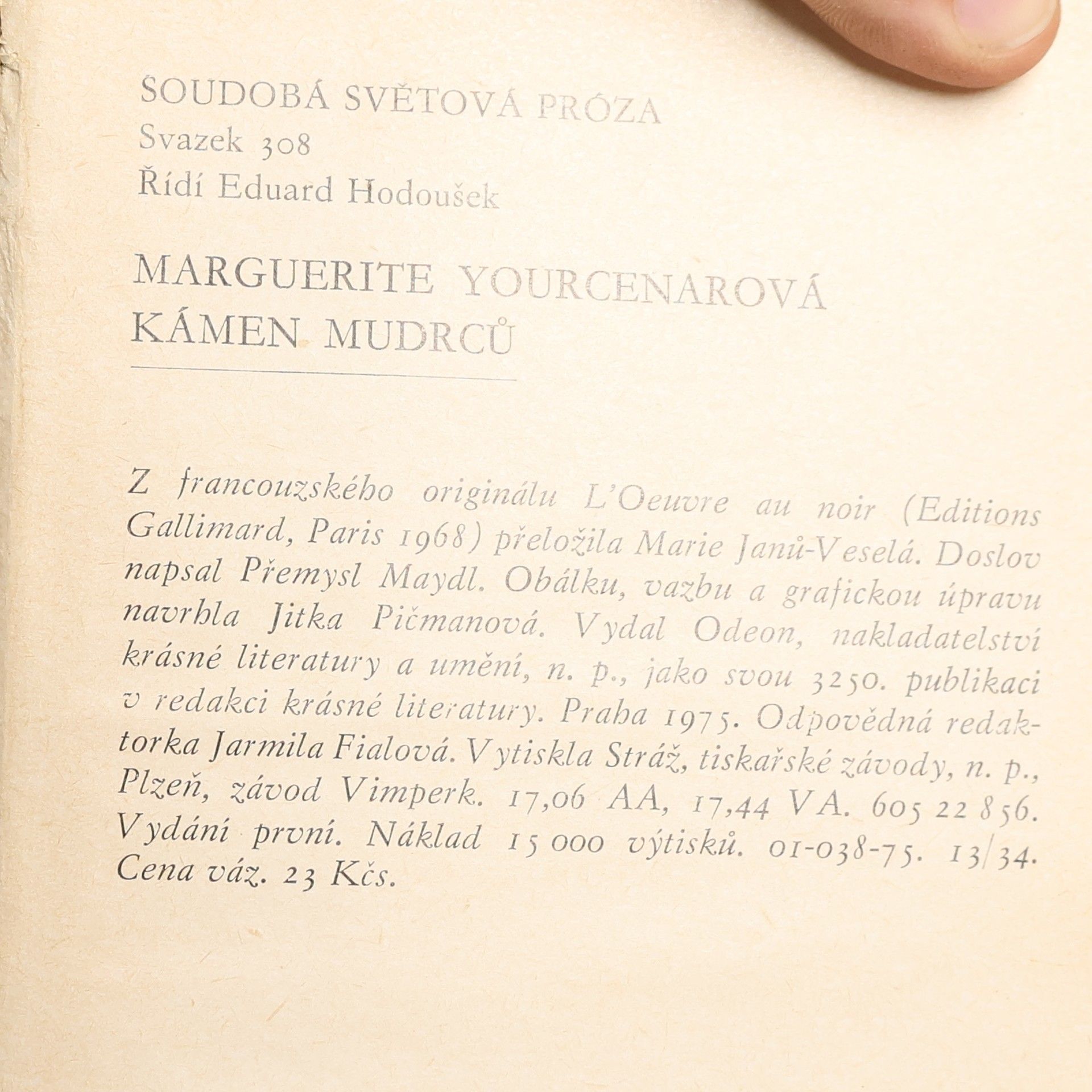 Marguerite Yourcenar Kámen mudrců