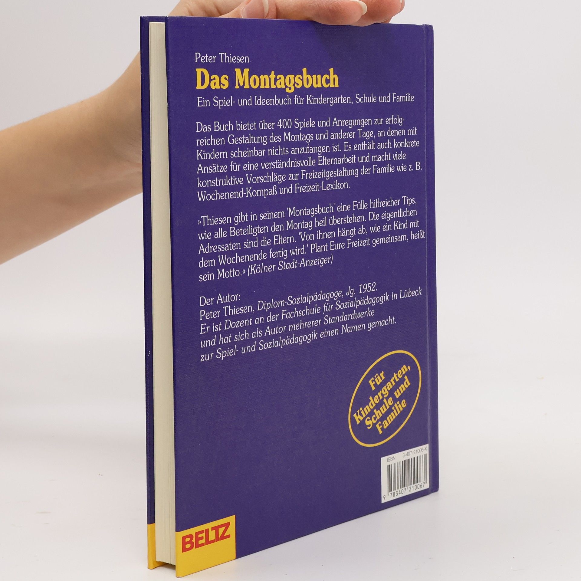 Peter Thiesen Das Montagsbuch