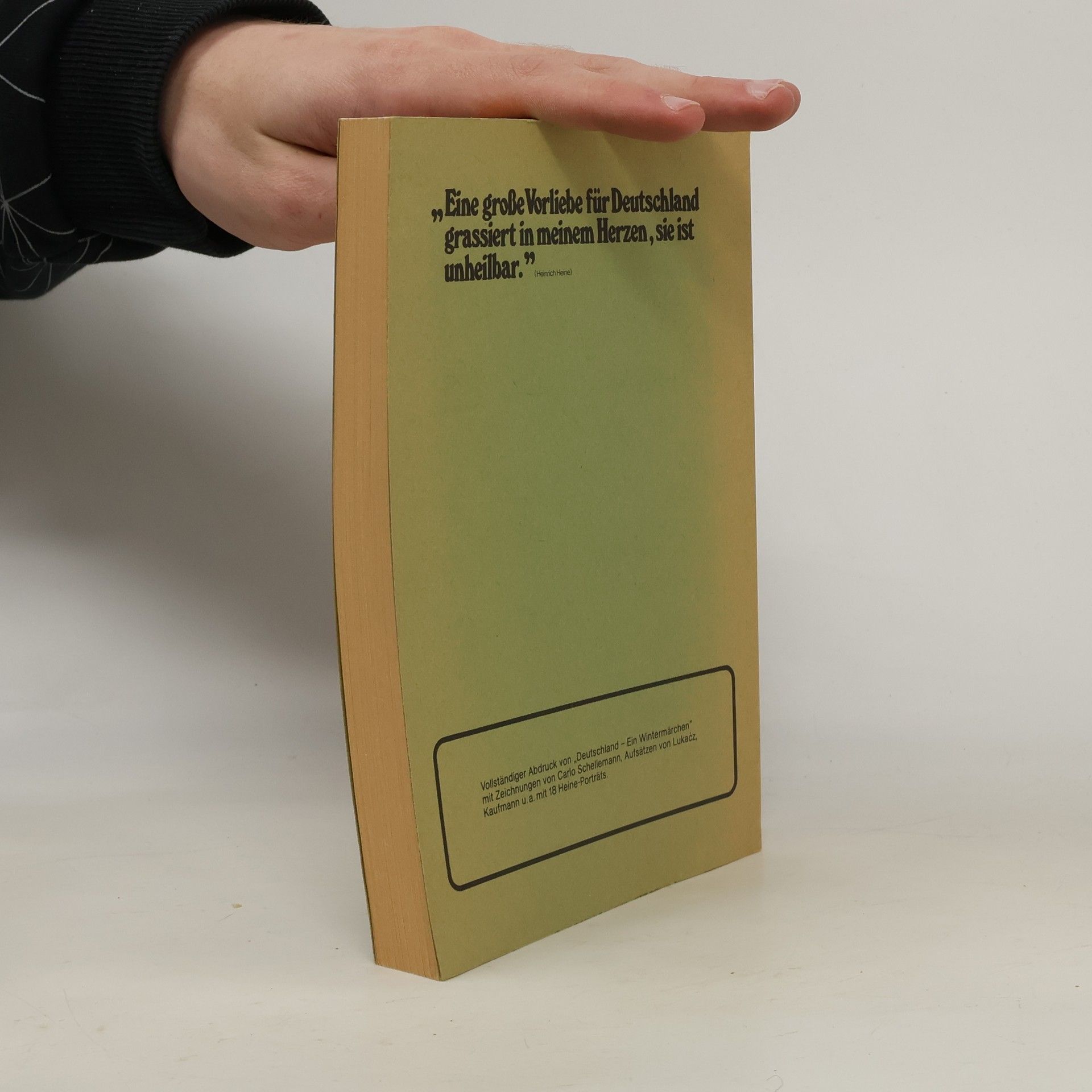 Heinrich Heine Ein Heine-Lesebuch für Demokraten und solche, die es werden wollen