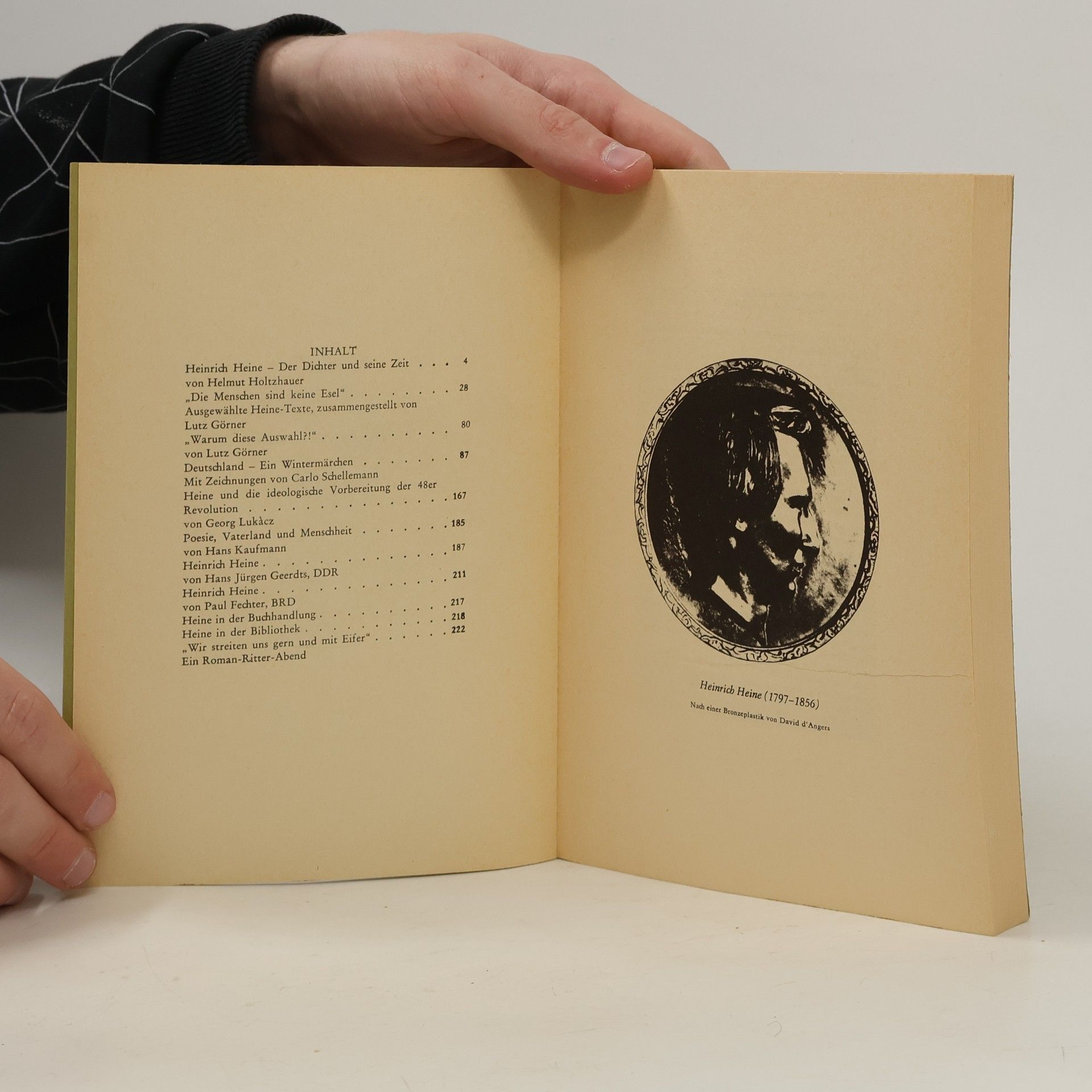Heinrich Heine Ein Heine-Lesebuch für Demokraten und solche, die es werden wollen
