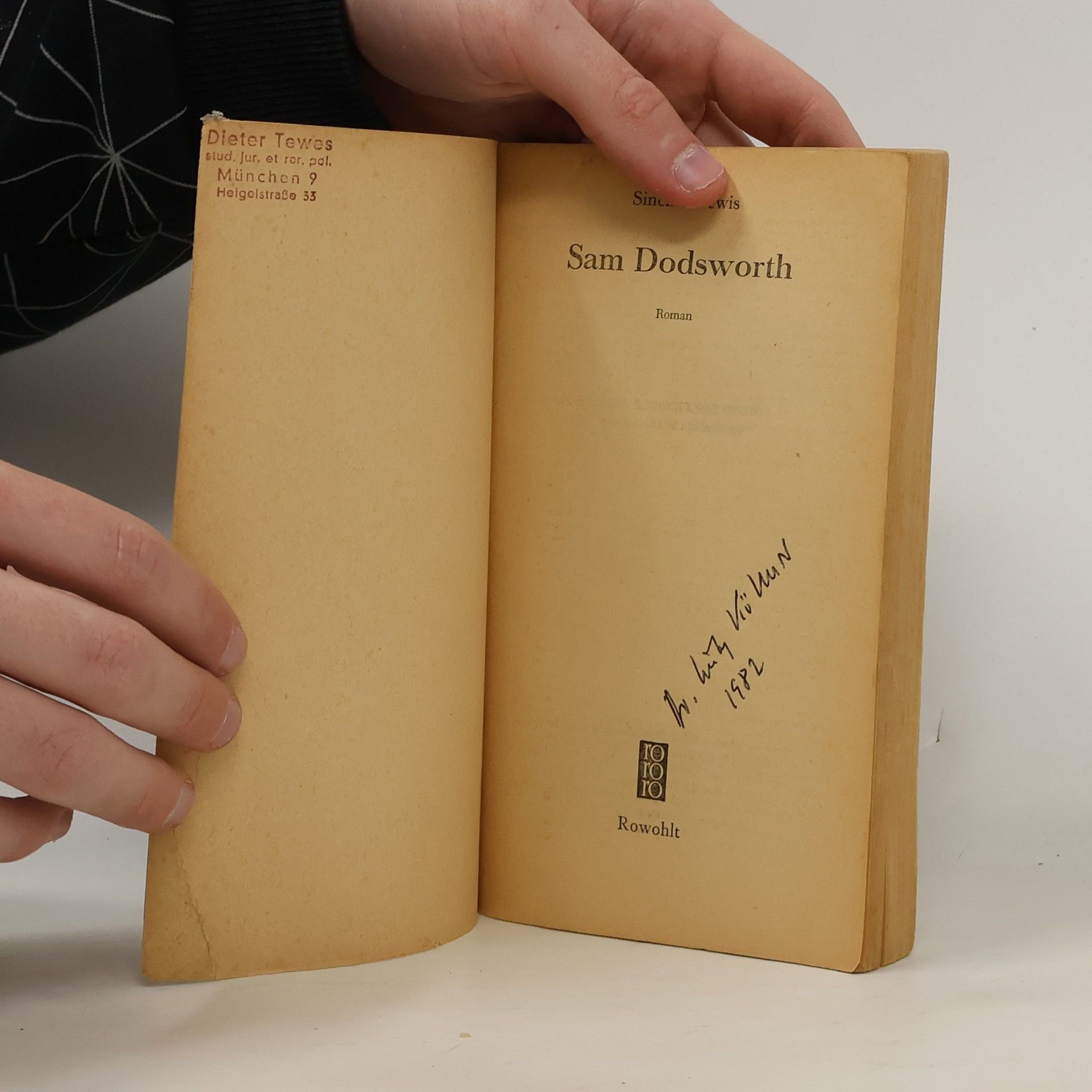 Sinclair Lewis Sam Dodsworth